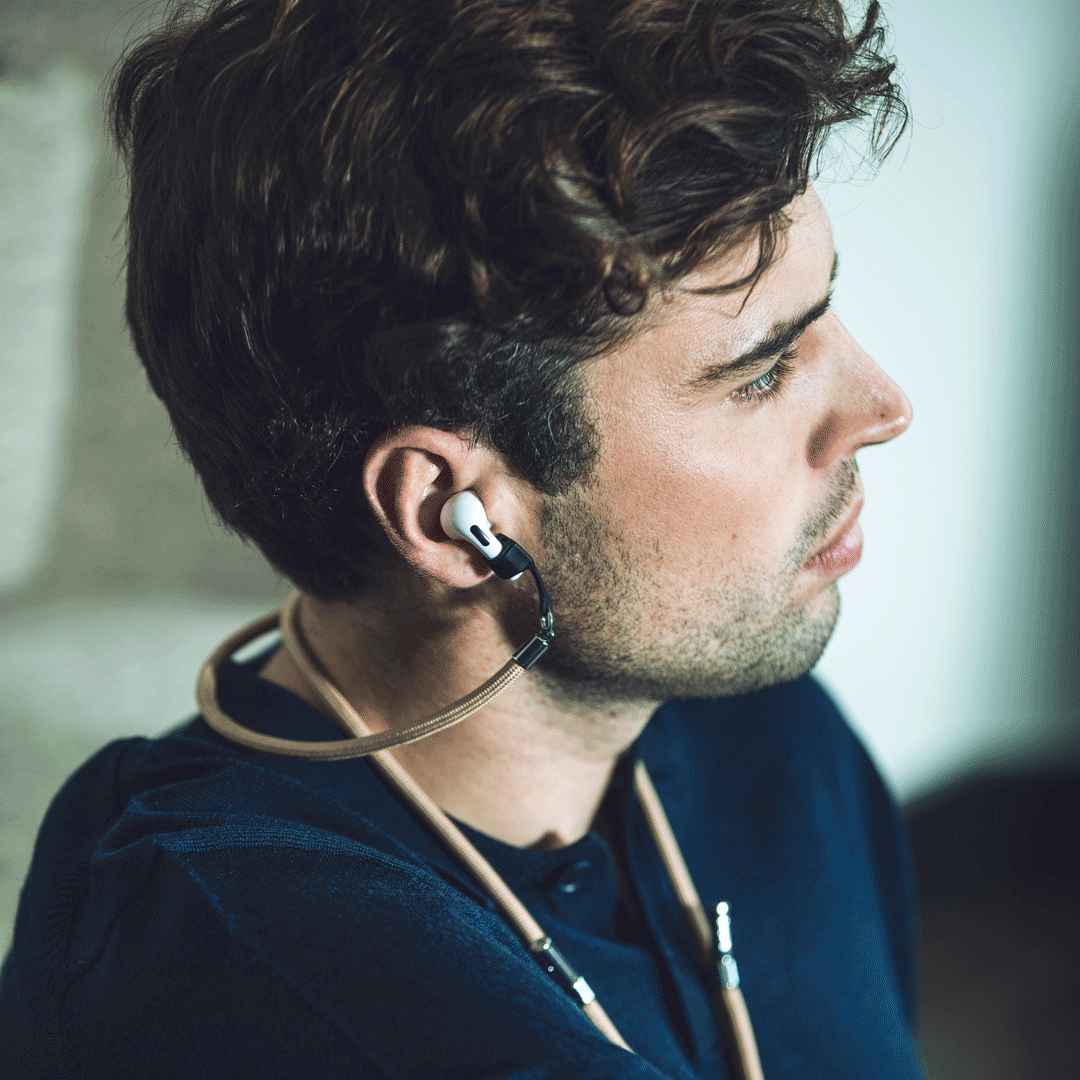 CORDON AIRPODS LEE - Camel