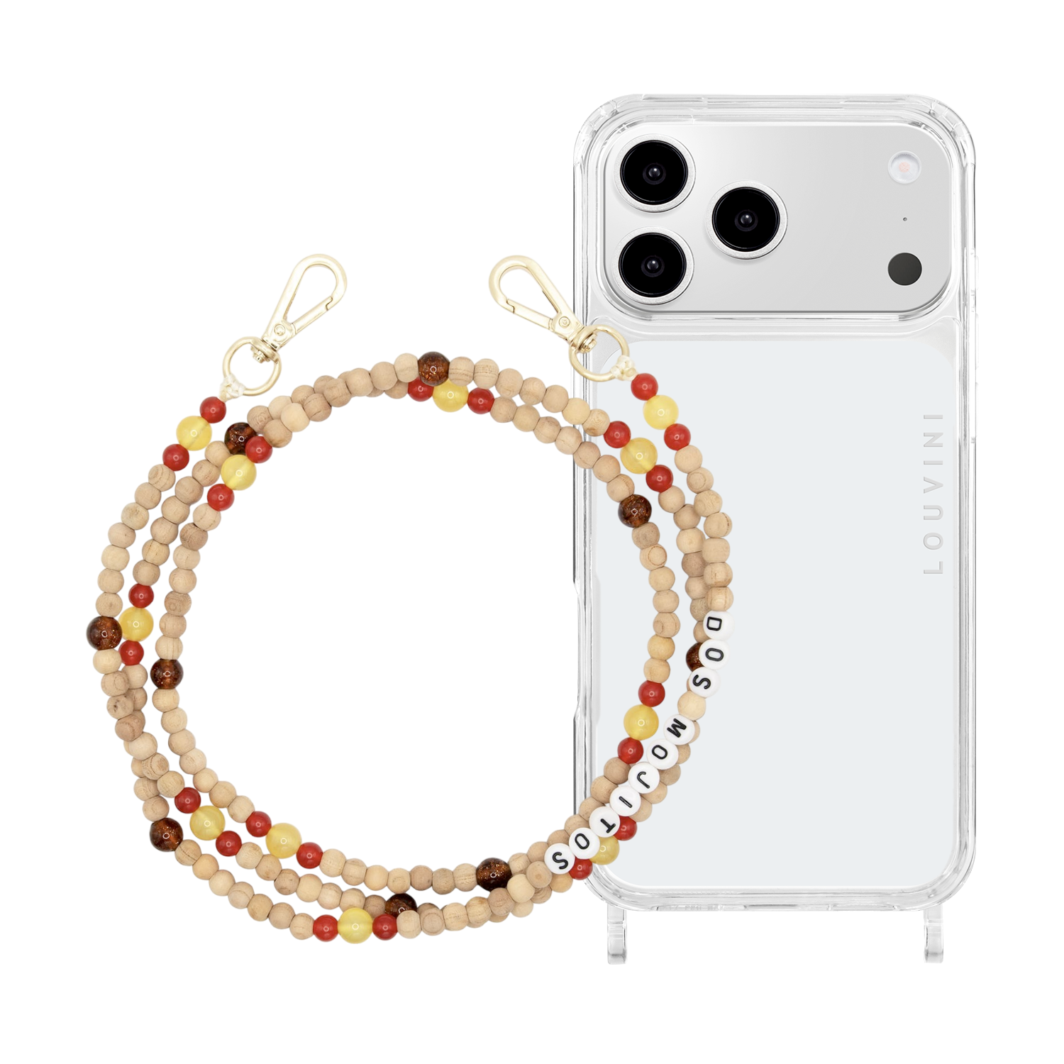 Coque iPhone CHARLIE & chaîne bandoulière ARIELLE Espagne