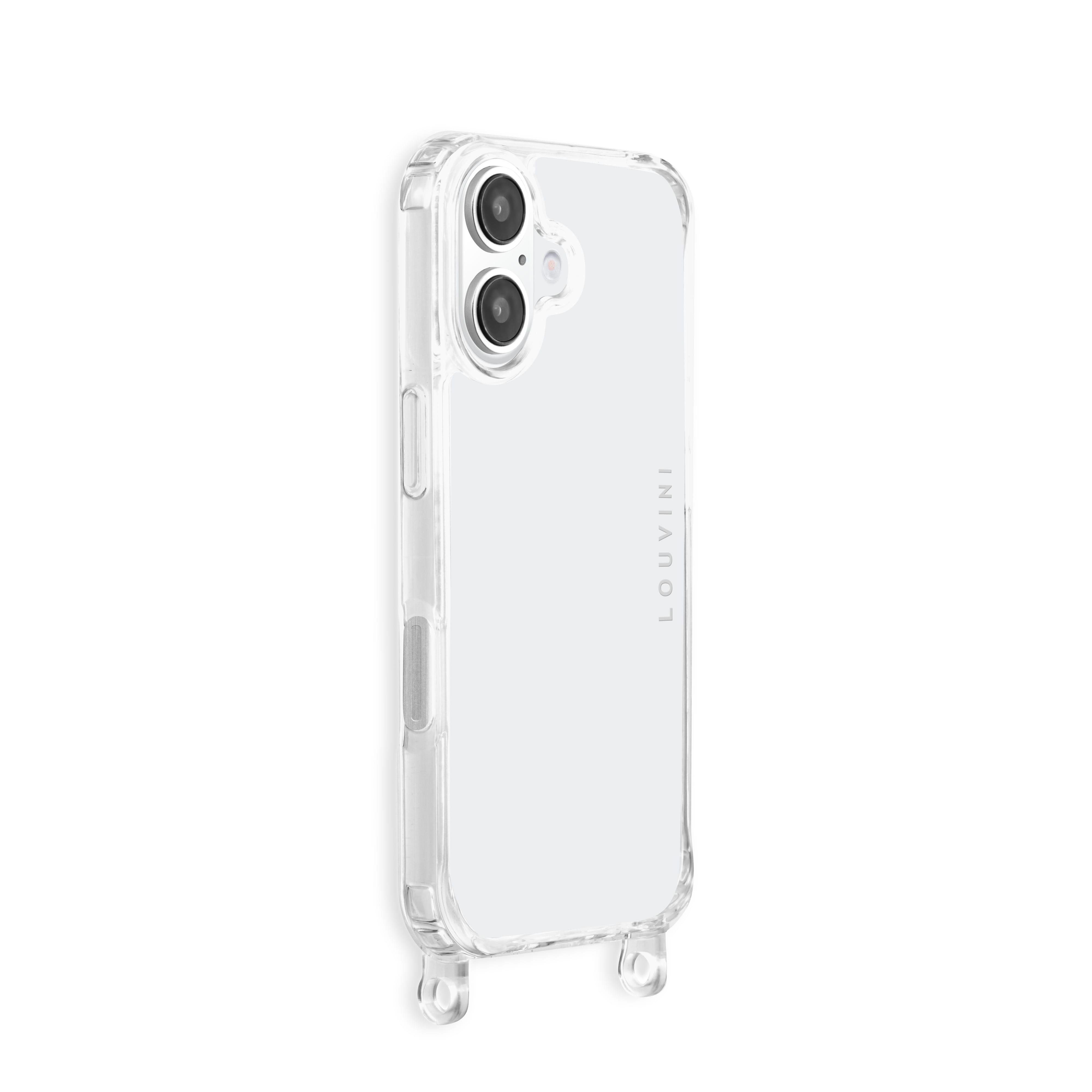 Coque iPhone avec anneaux CHARLIE - Transparente