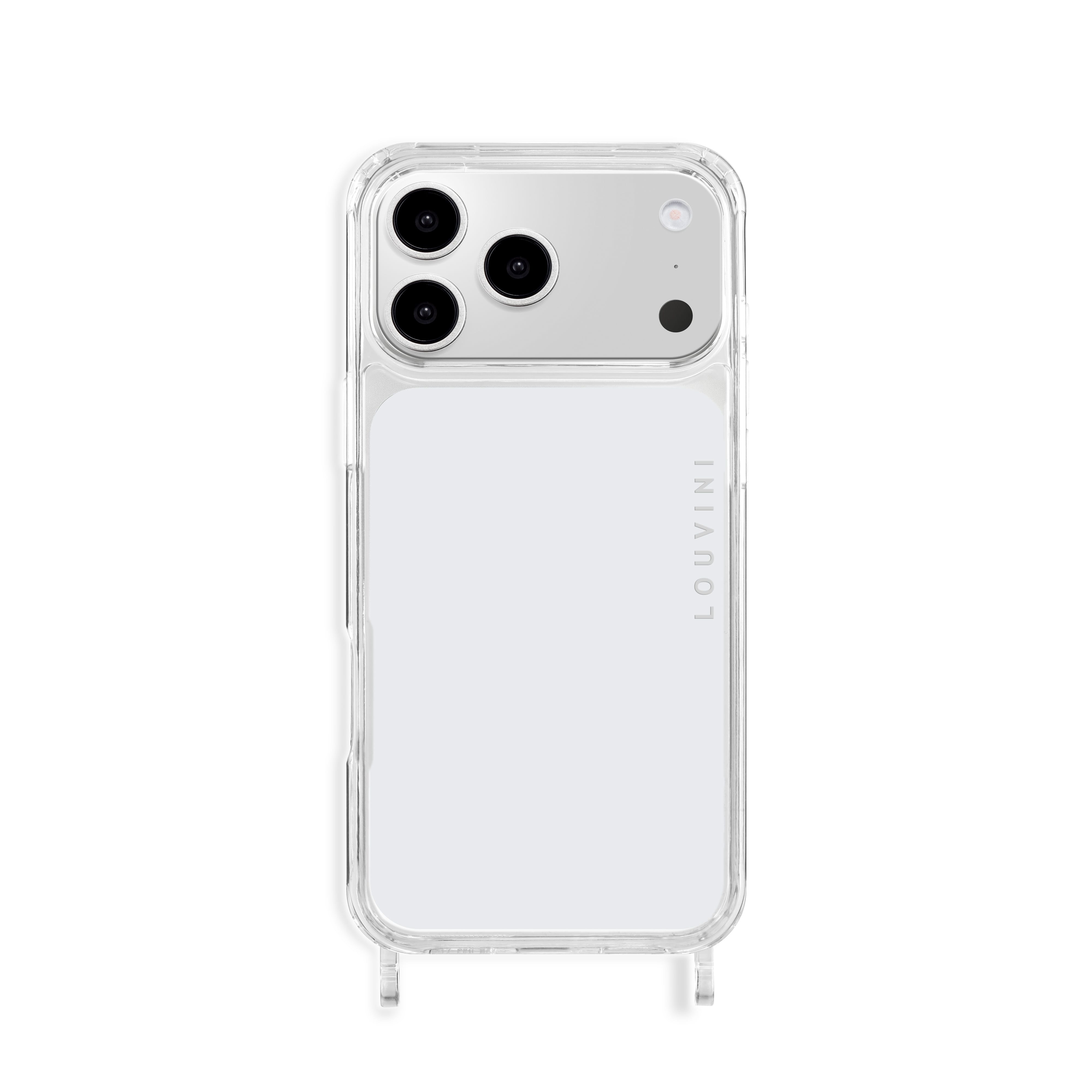 Coque iPhone avec anneaux CHARLIE - Transparente