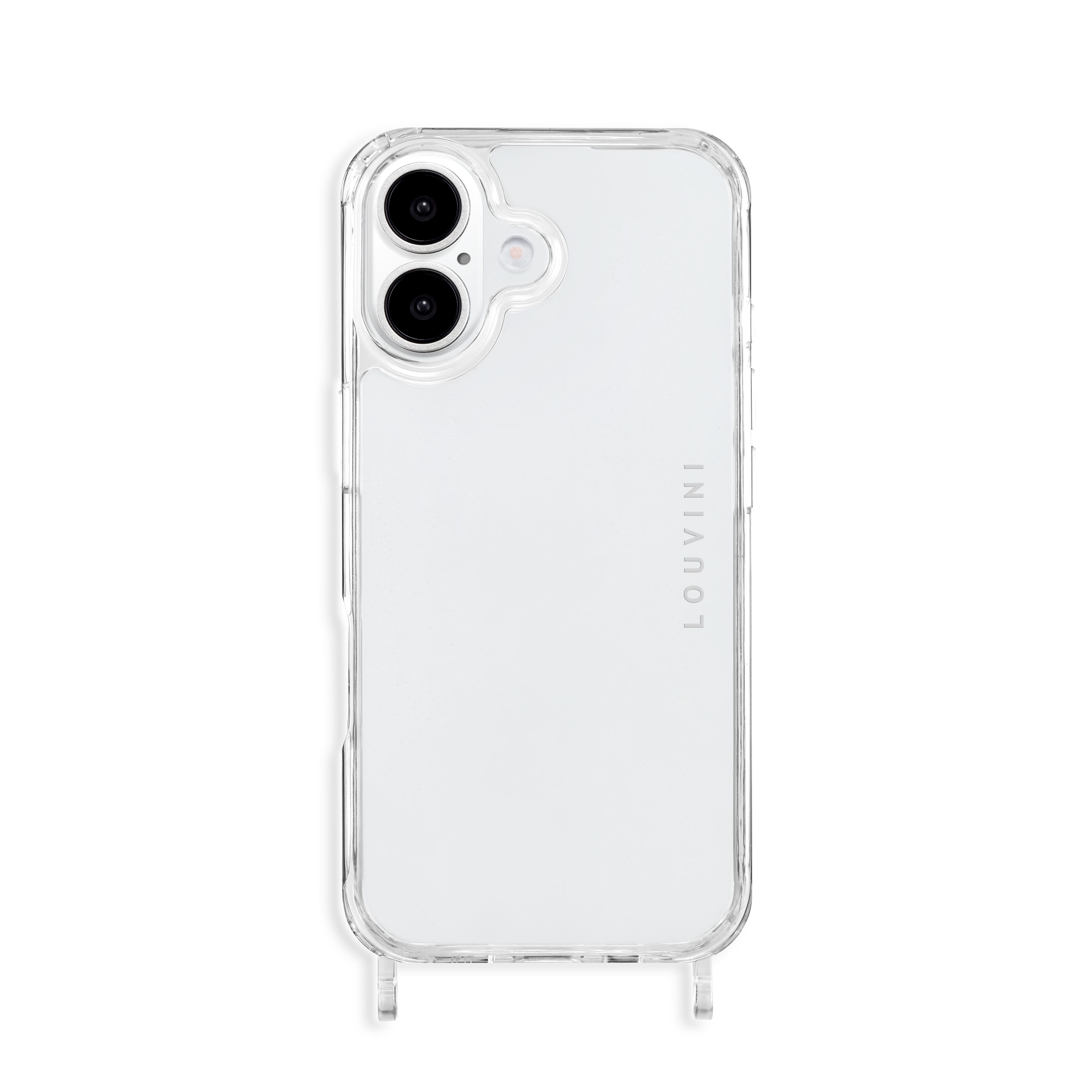 Coque iPhone avec anneaux CHARLIE - Transparente