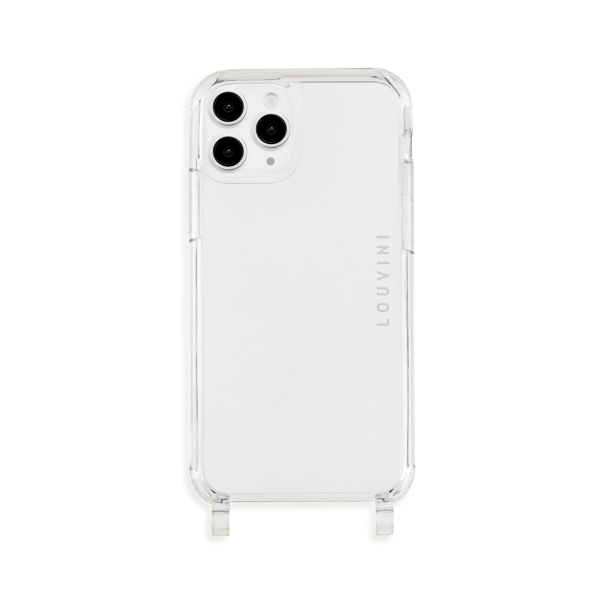 Coque iPhone transparente avec anneaux