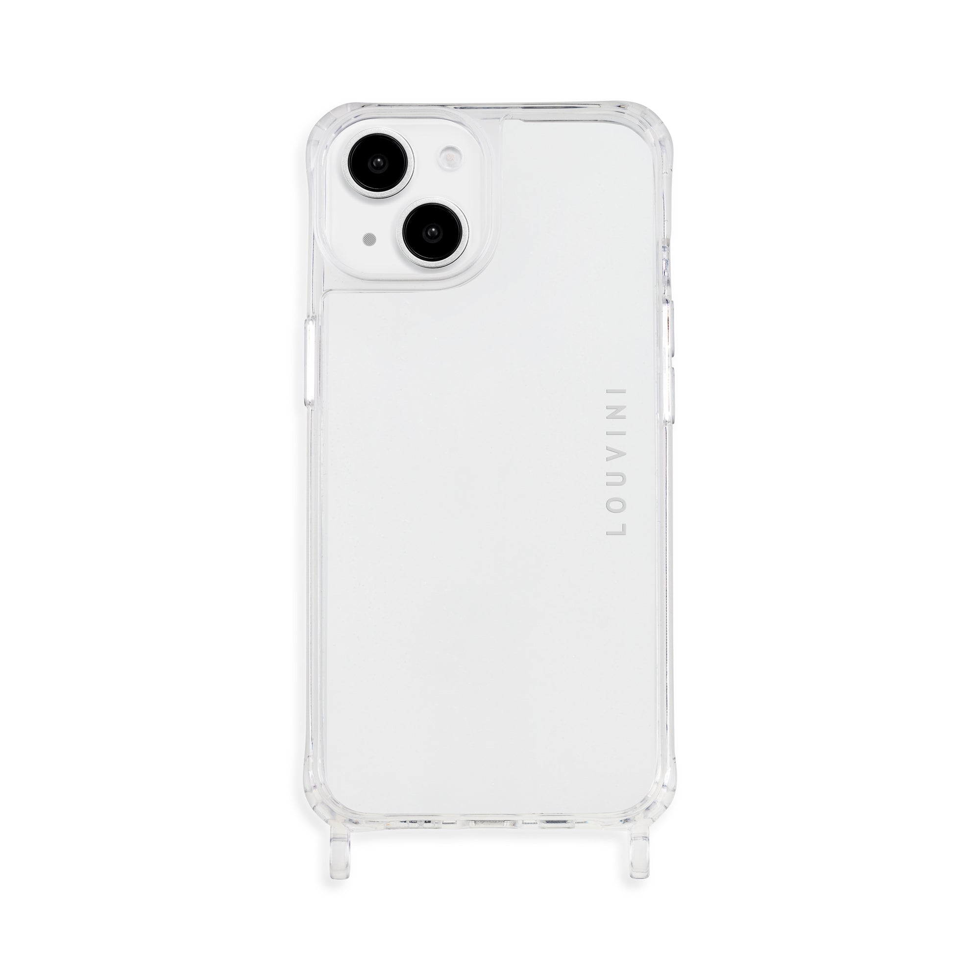 Coque iPhone transparente avec anneaux