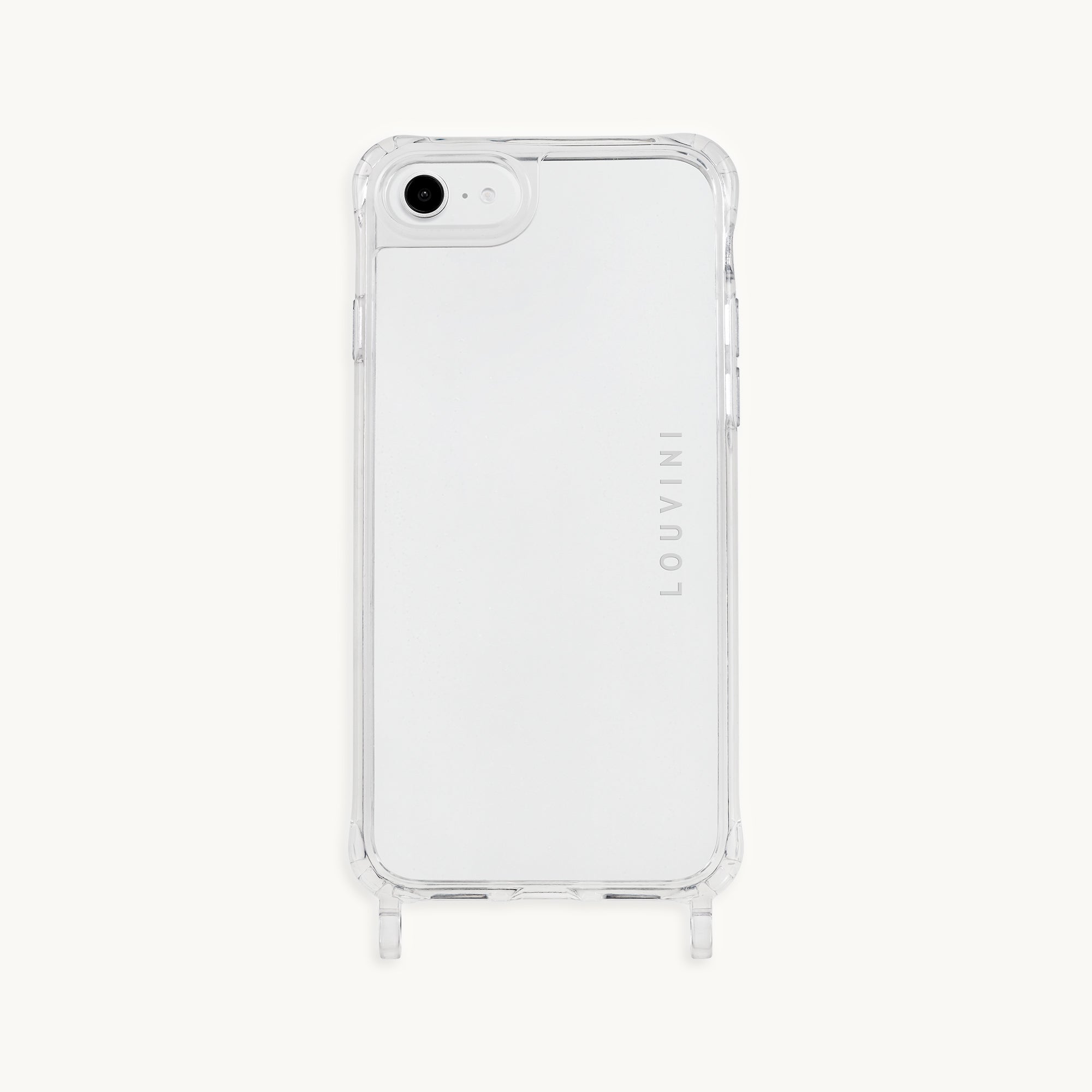 Coque iPhone transparente avec anneaux