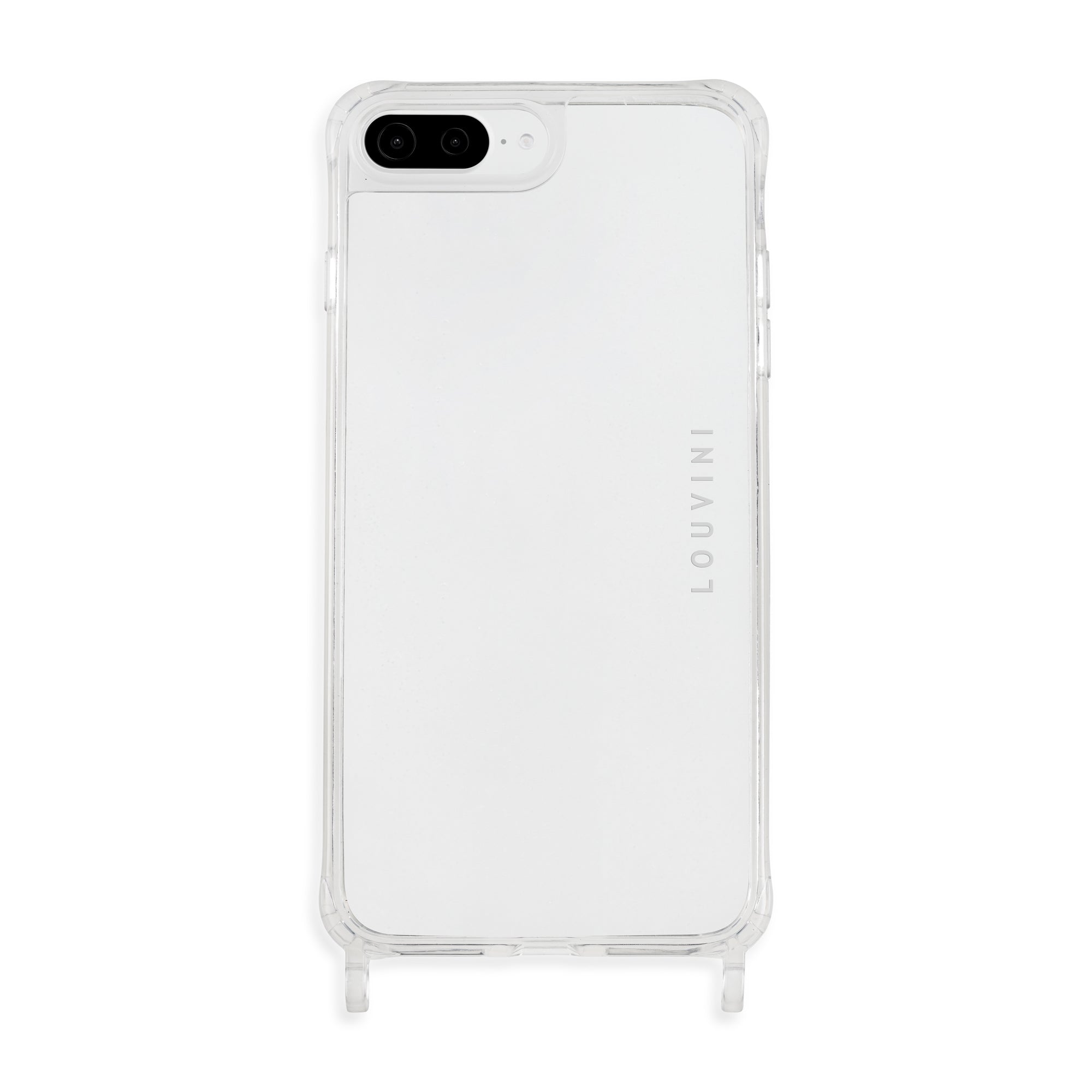 Coque iPhone transparente avec anneaux