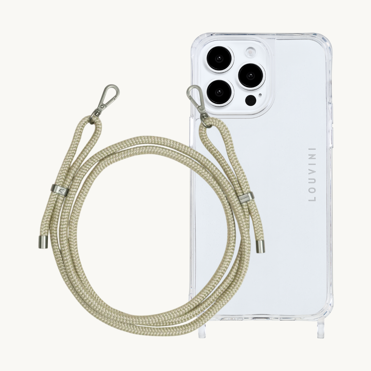 ensemble coque iPhone et cordon de téléphone tressé