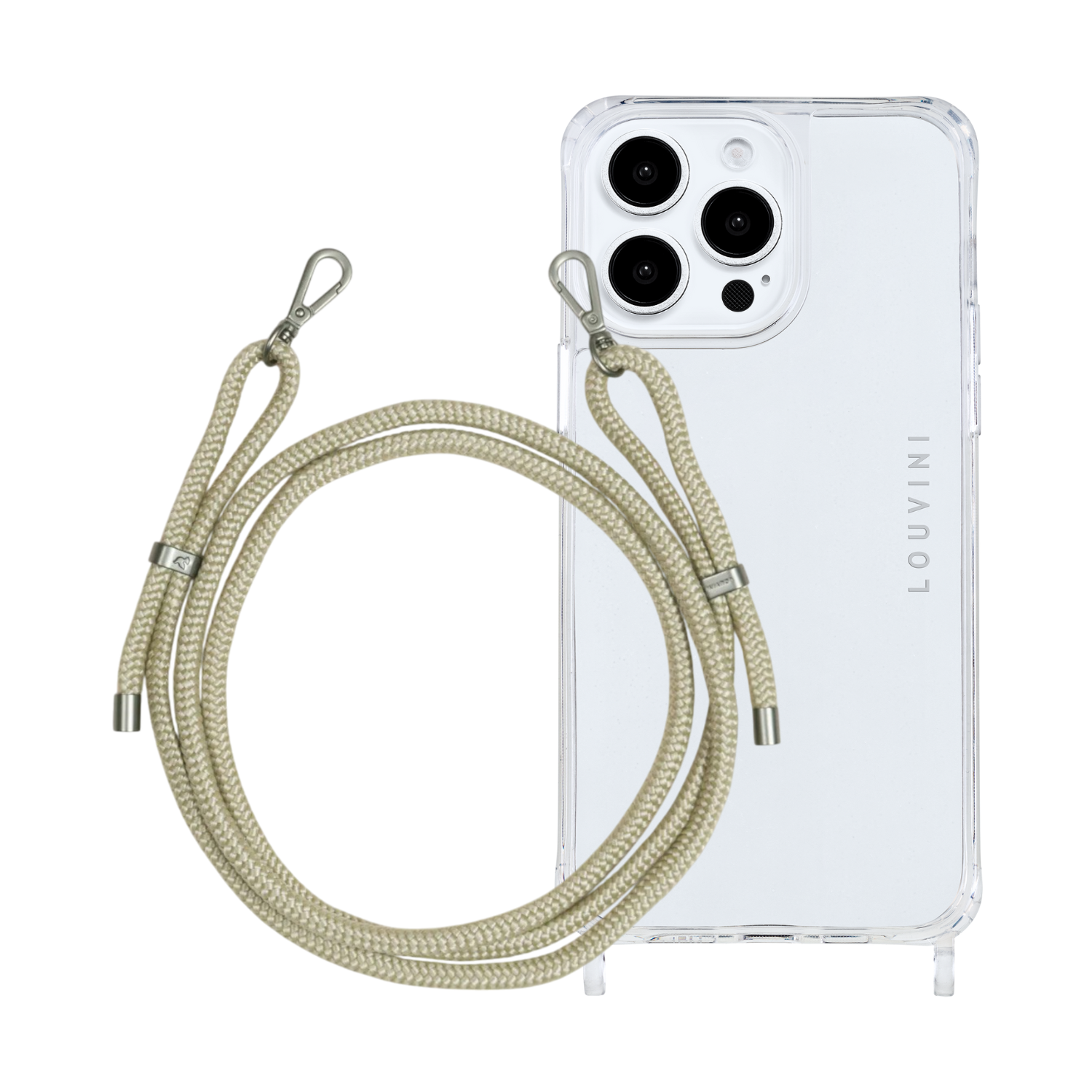 ensemble coque iPhone et cordon de téléphone tressé