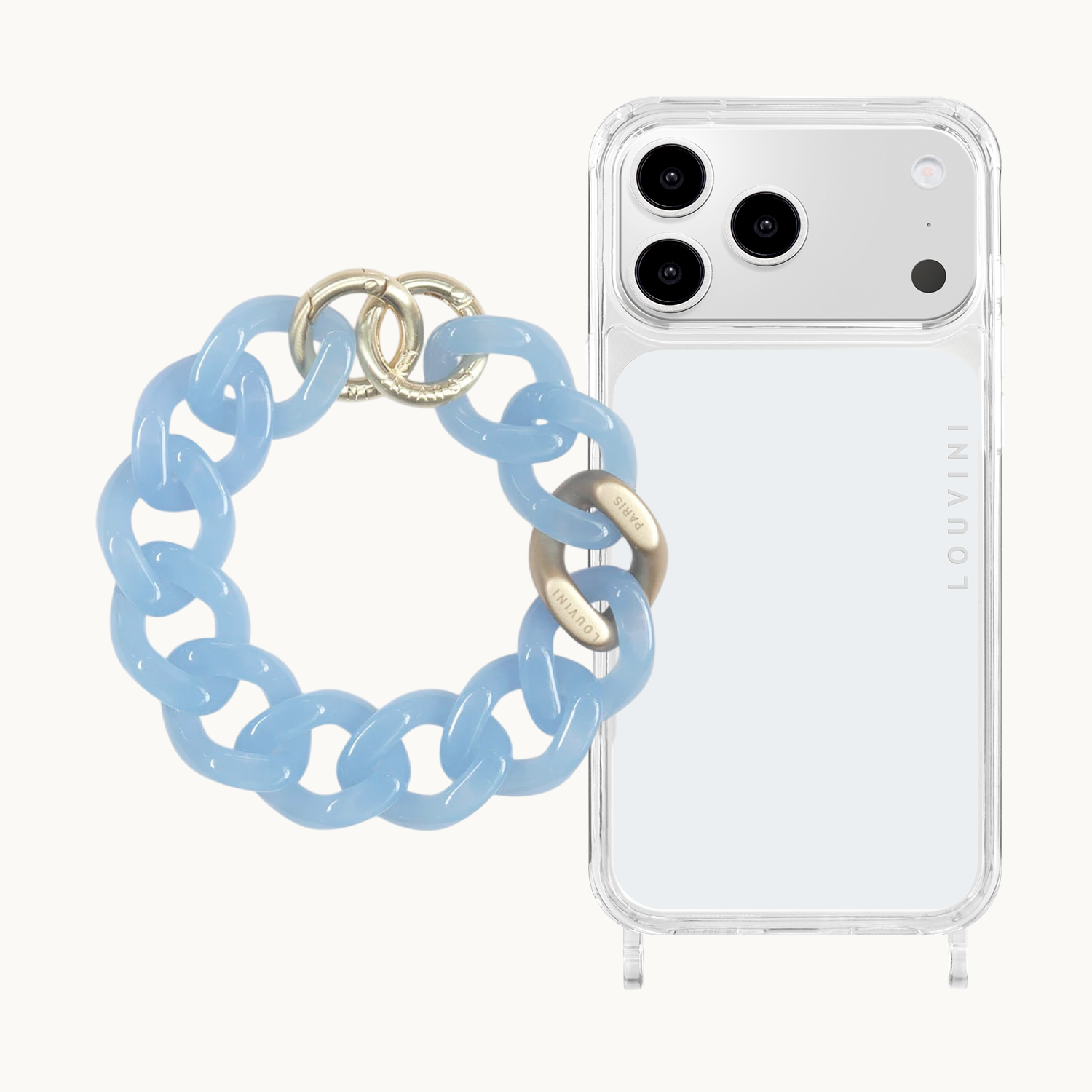 Coque iPhone CHARLIE & Bracelet PETIT ZOE Bleu