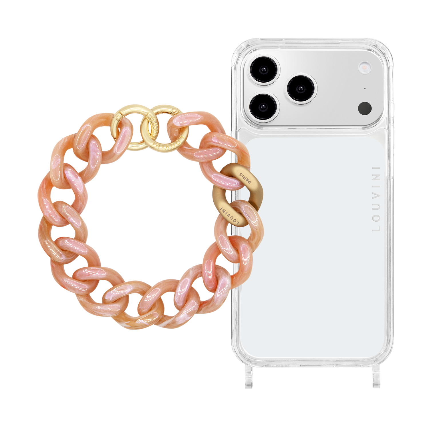Coque iPhone CHARLIE & bracelet PETIT ZOE Bubble Gum