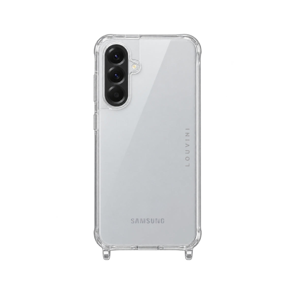 Coque Samsung avec anneaux CHARLIE - Transparente
