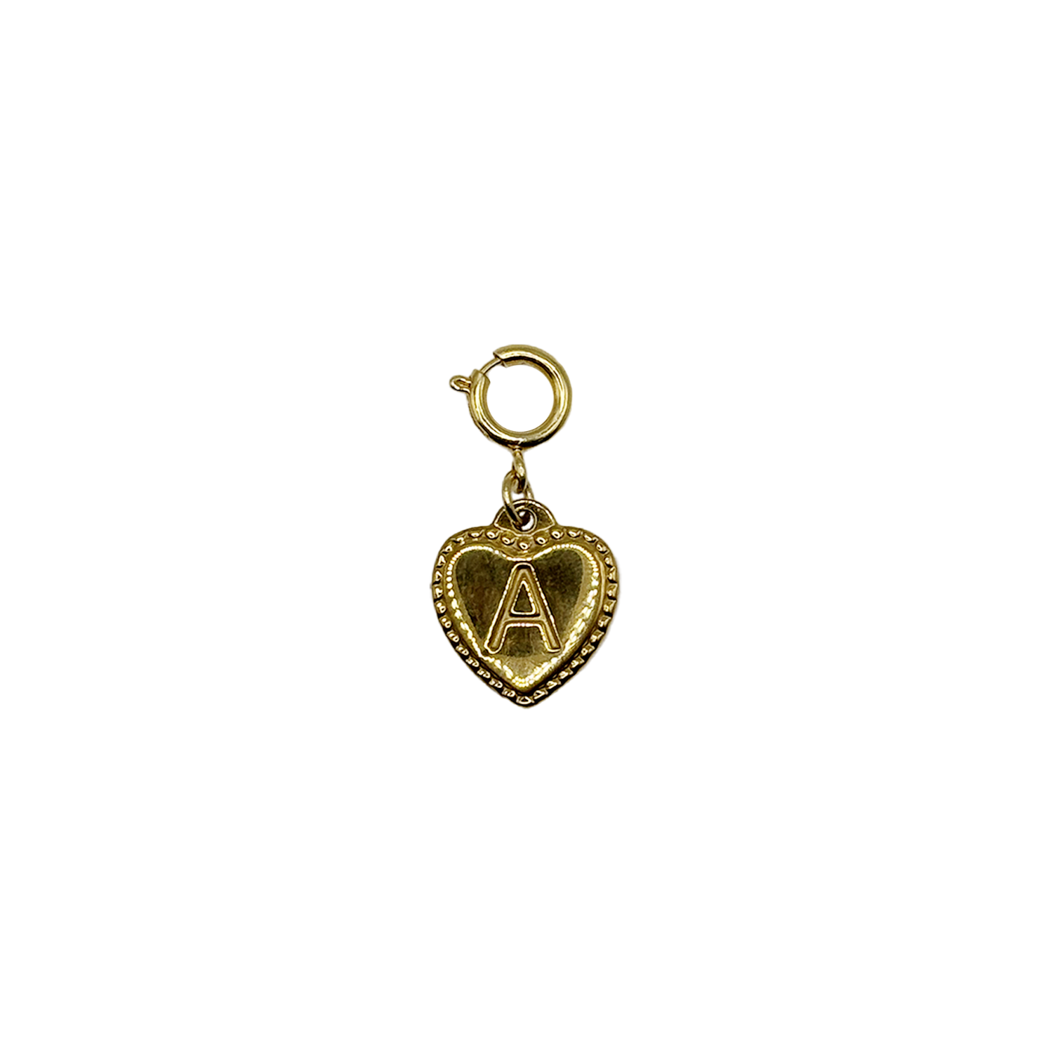 Charm lettre dorée – Pendentif initiale élégant pour téléphone ou bijou