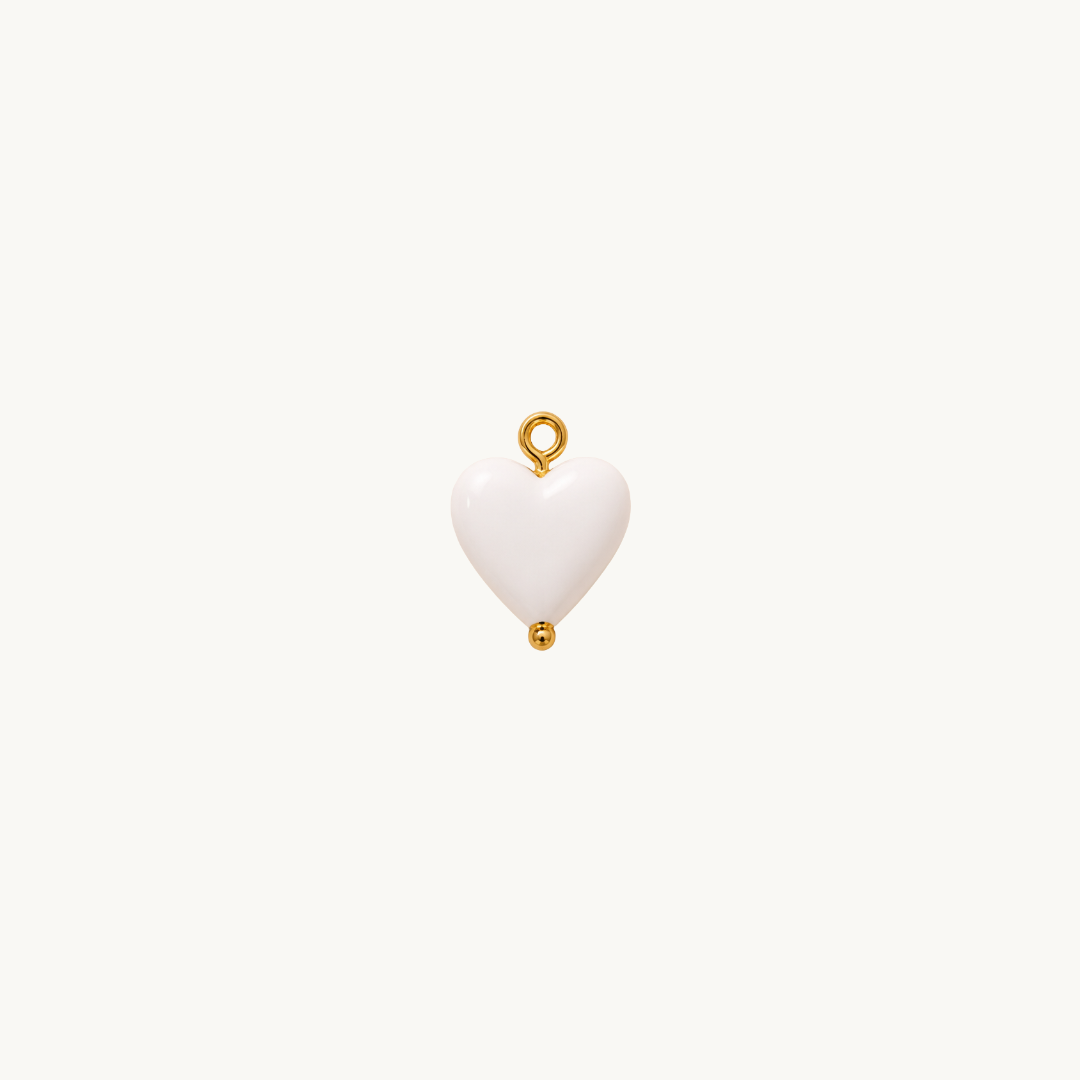 LUCKY CHARMS - Coeur Blanc