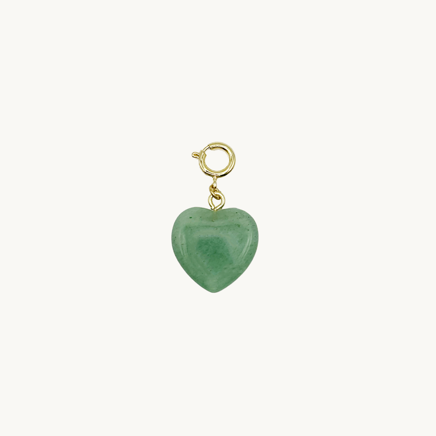 Charm Coeur Vert D'eau