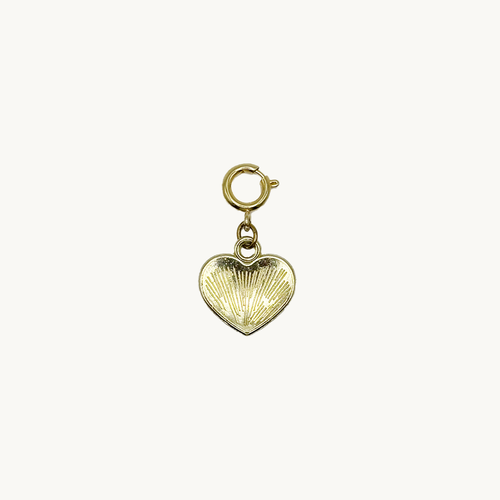 Charm Drapeau Coeur France Dos Dore