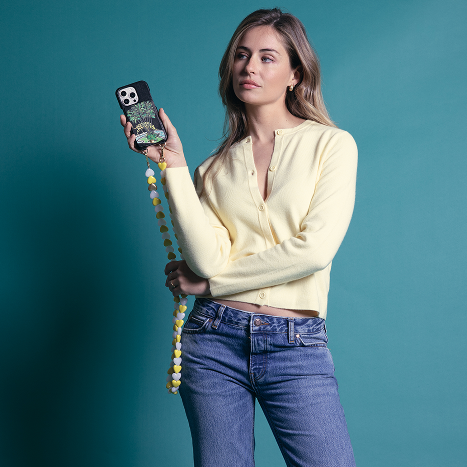 Chaîne CUORE - Jaune-Blanc