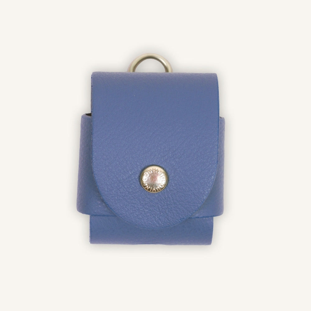 Étui AirPods bleu design moderne et protection résistante
