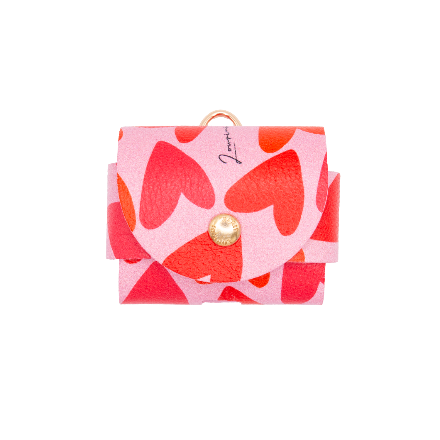 Étui AirPods motifs coeurs design moderne et protection résistante