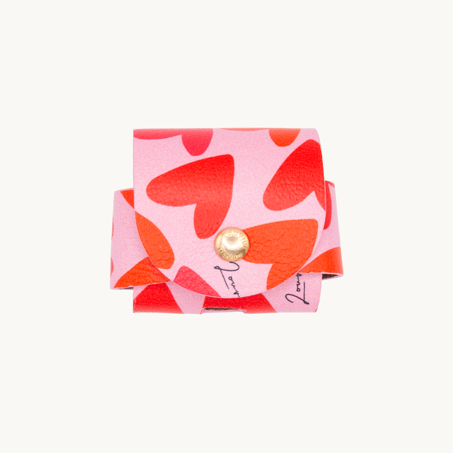 ÉTUI EN CUIR COEUR POUR AIRPODS