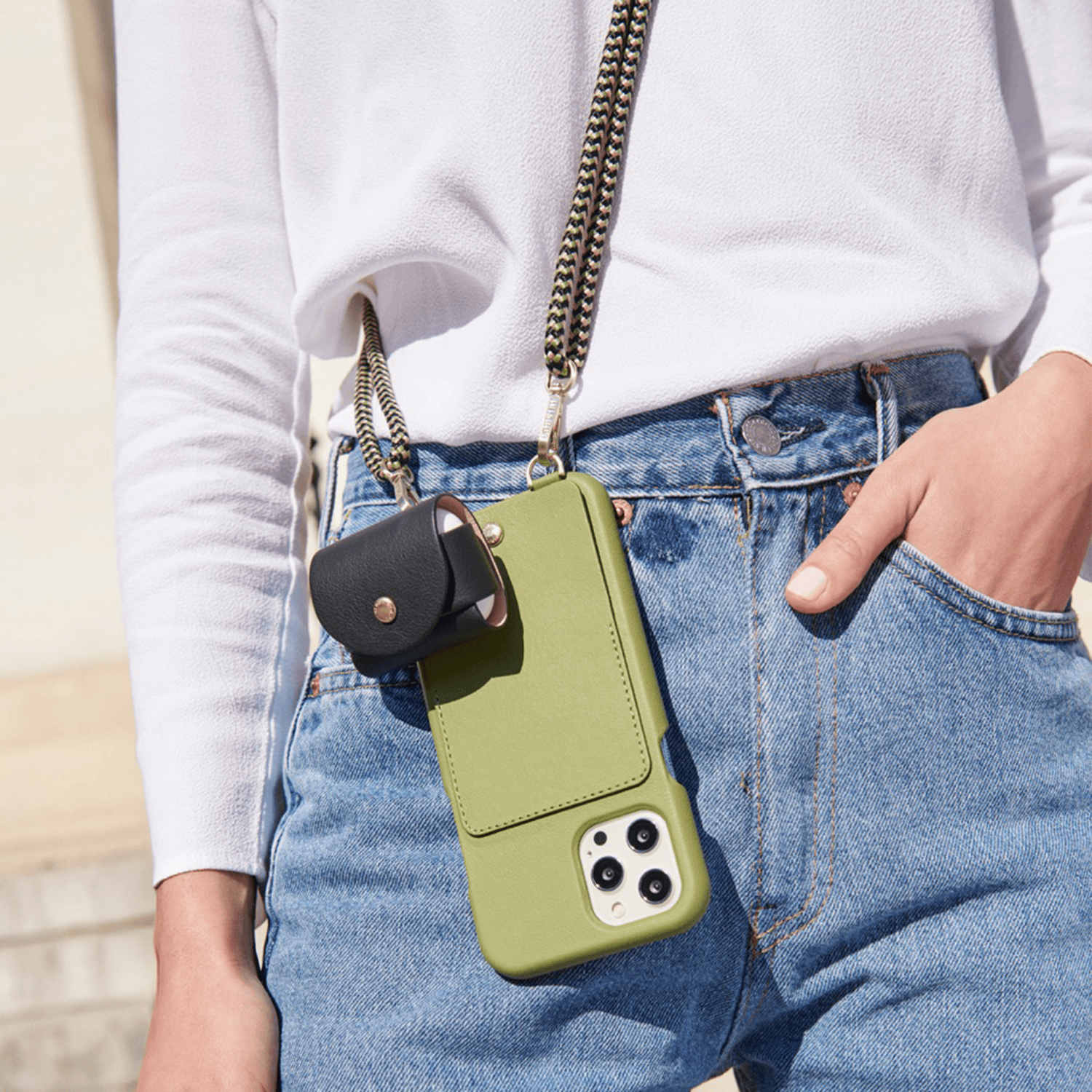 Étui JOE pour AirPods - Noir