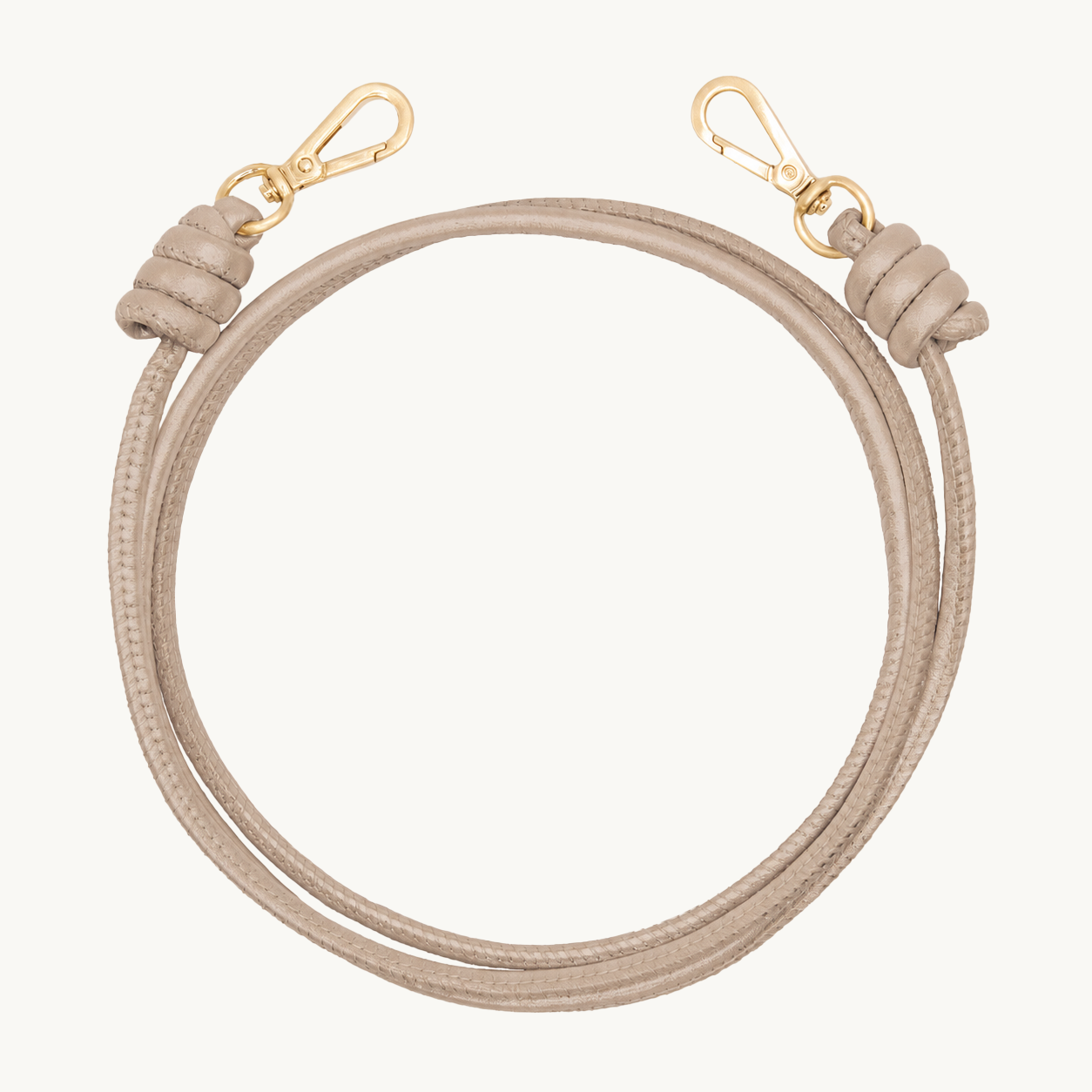 Cordon cuir KATE - Taupe