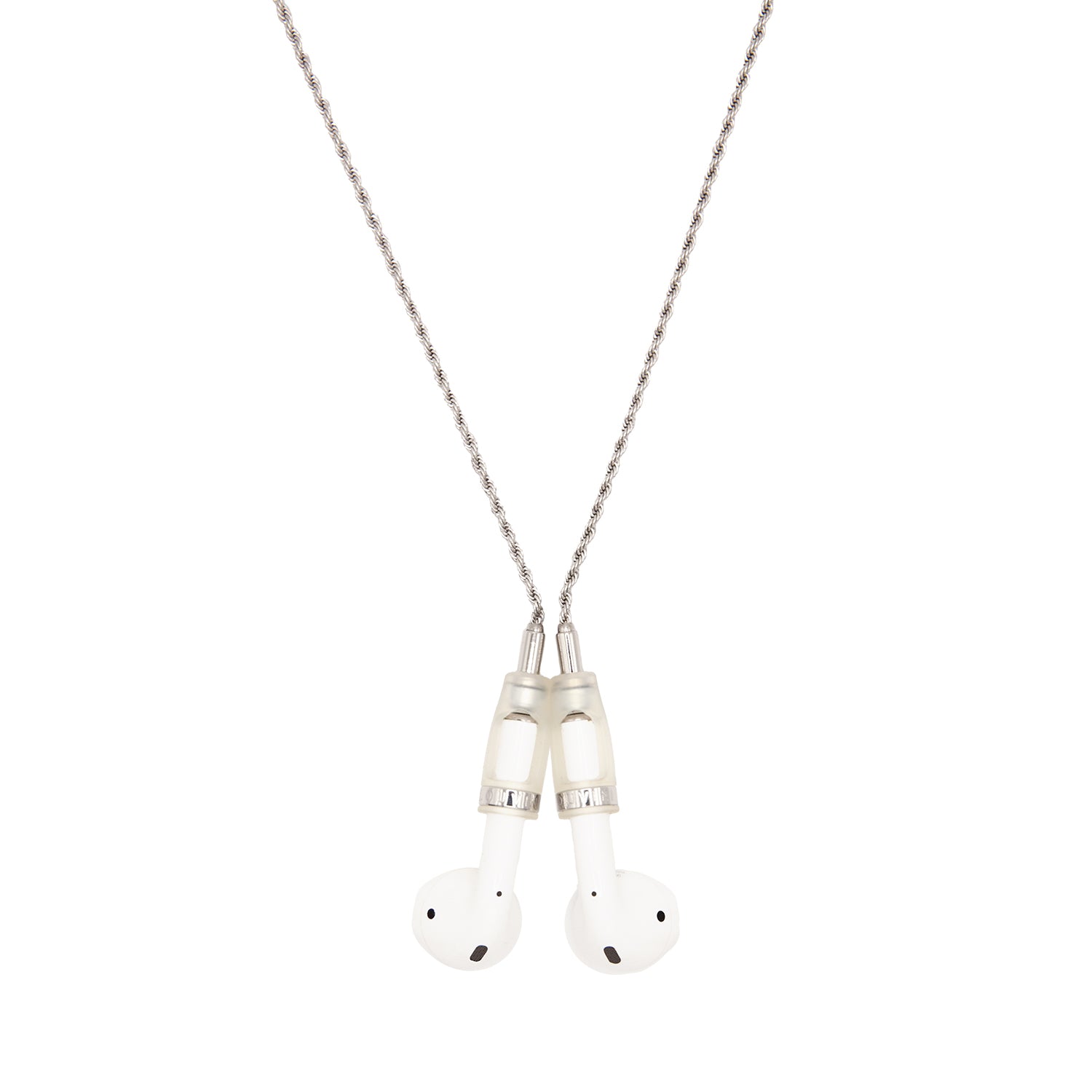 Chaîne argent pour AirPods avec finitions argenté