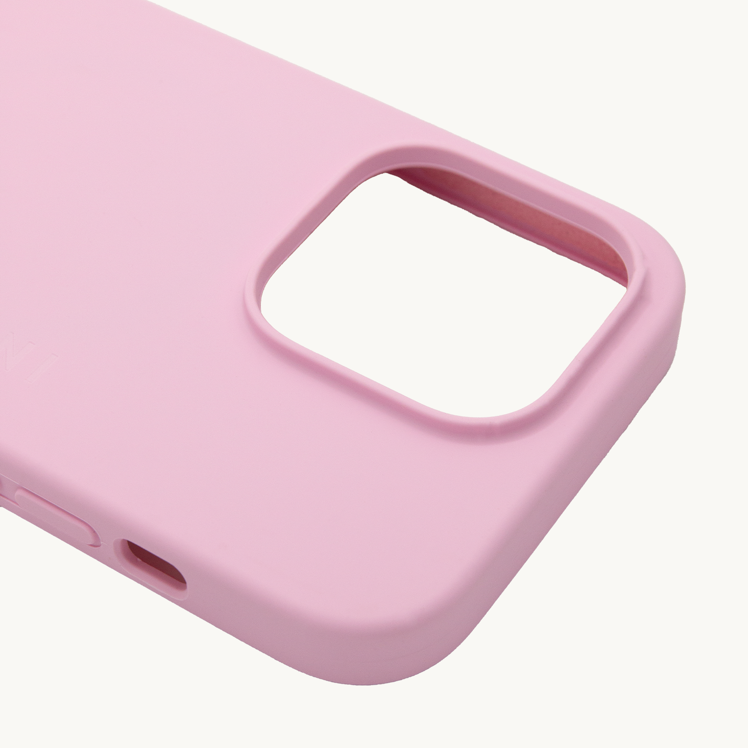 Coque iPhone MagSafe silicone LEO - Rosato