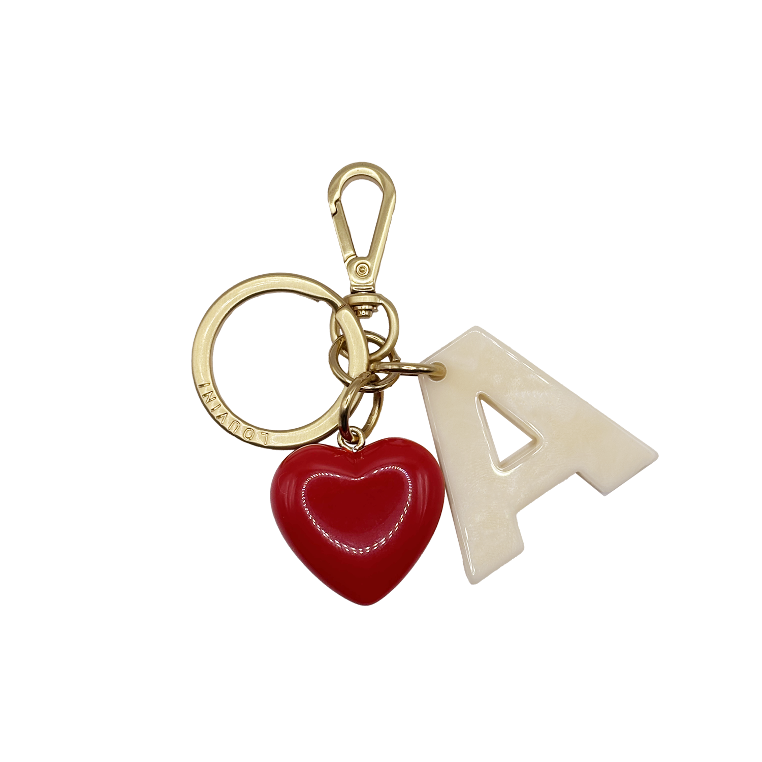 PORTE-CLÉ - Lettre d'Amour A