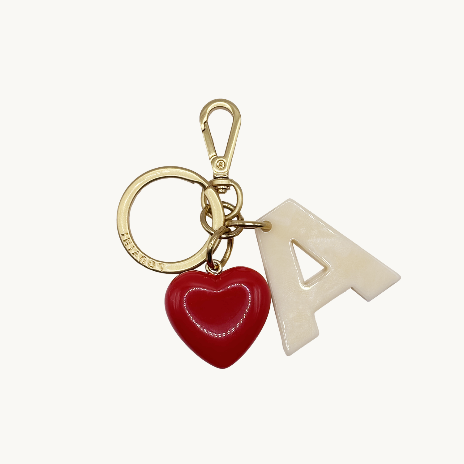 PORTE-CLÉ - Lettre d'Amour A