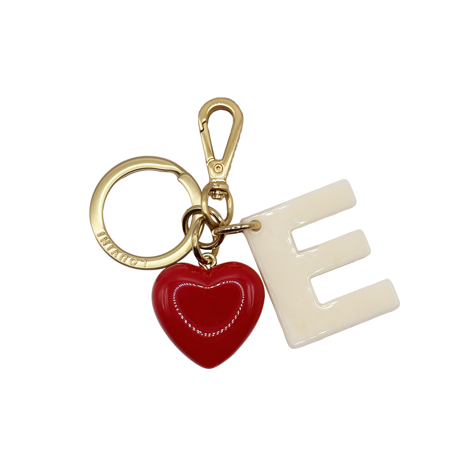 PORTE-CLÉ - Lettre d'Amour E