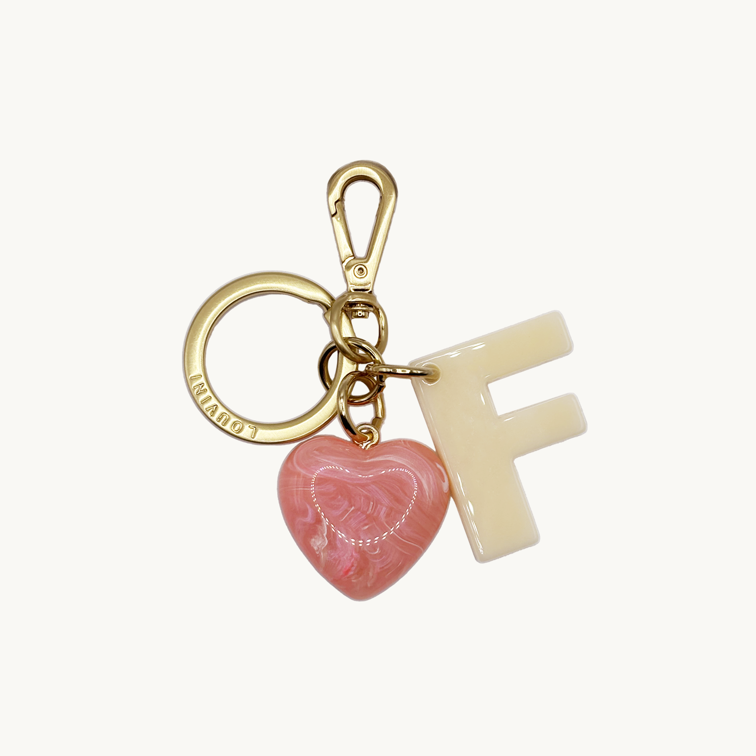 PORTE-CLÉ - Lettre d'Amour F