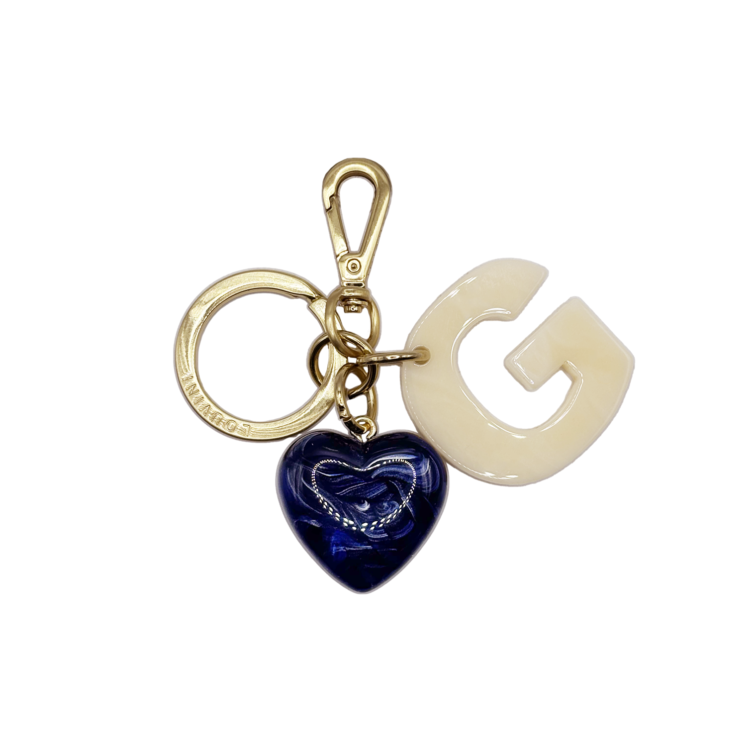 PORTE-CLÉ - Lettre d'Amour G