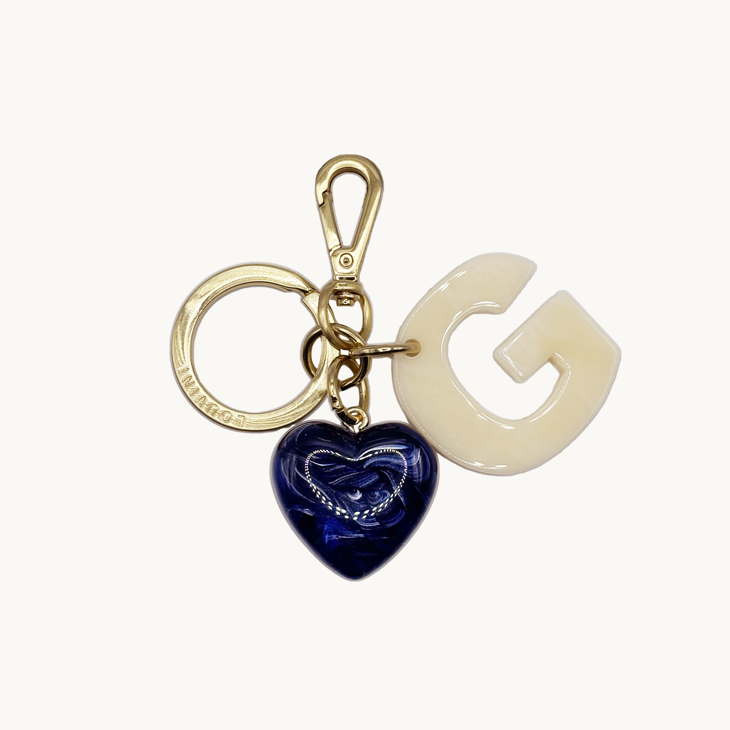 PORTE-CLÉ - Lettre d'Amour G