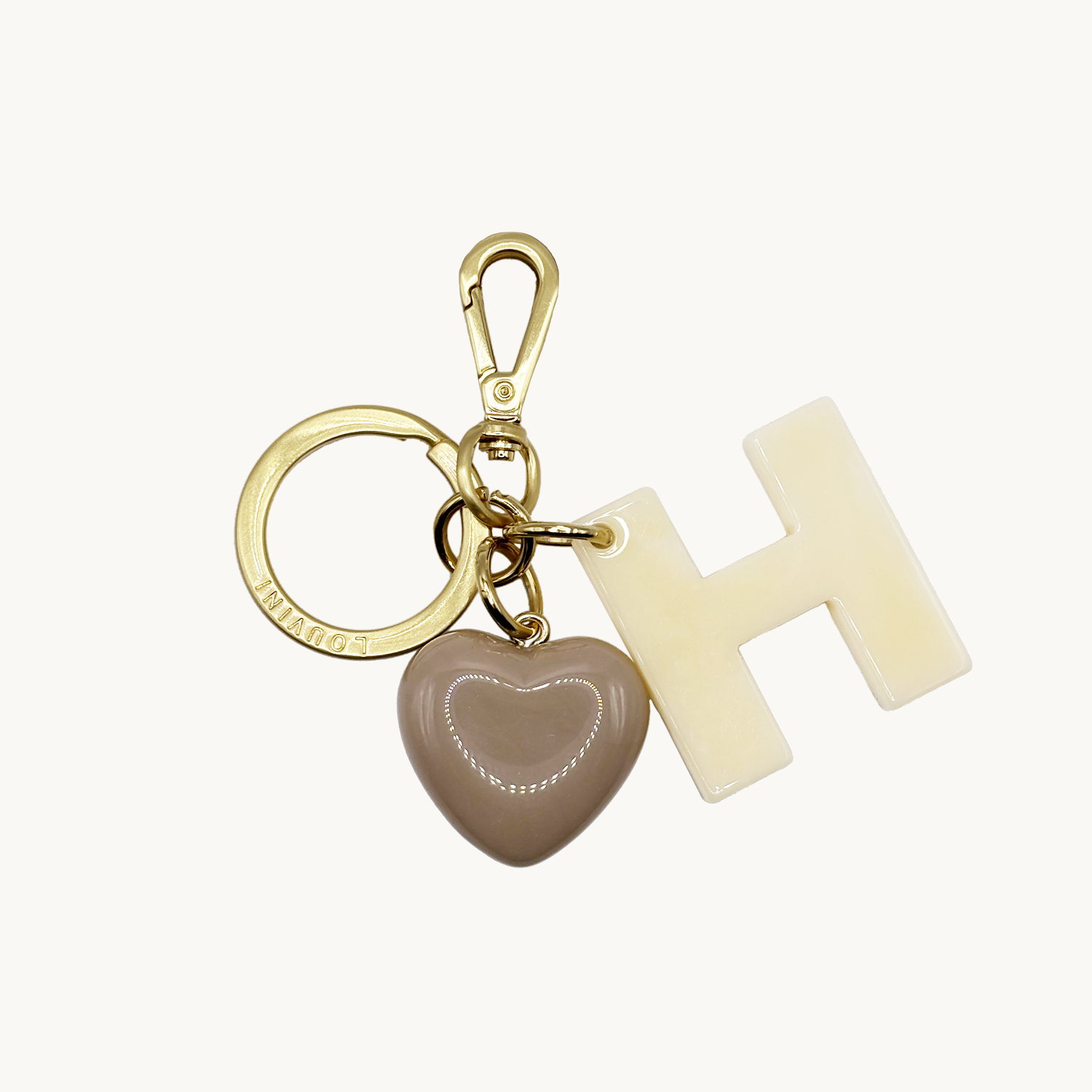 PORTE-CLÉ - Lettre d'Amour H