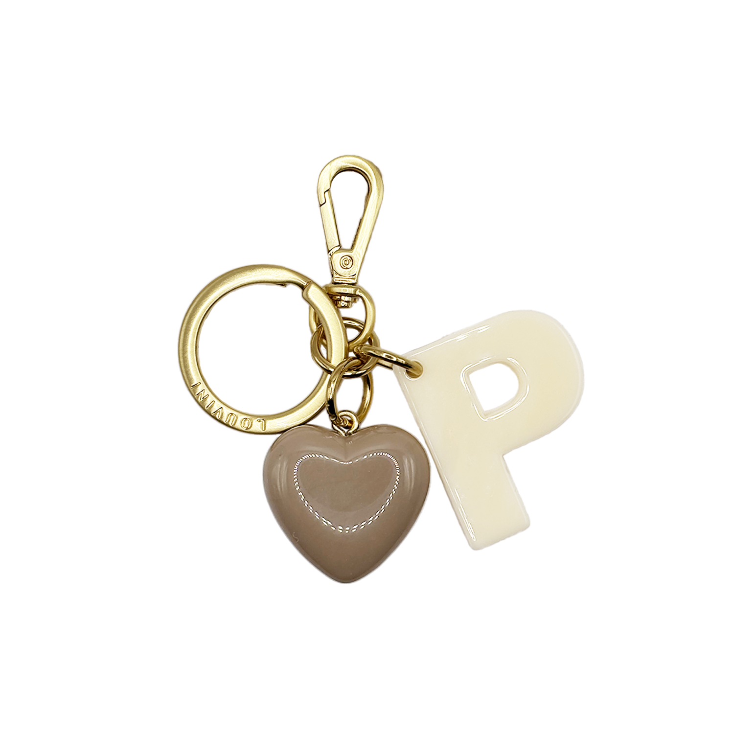 PORTE-CLÉ - Lettre d'Amour P