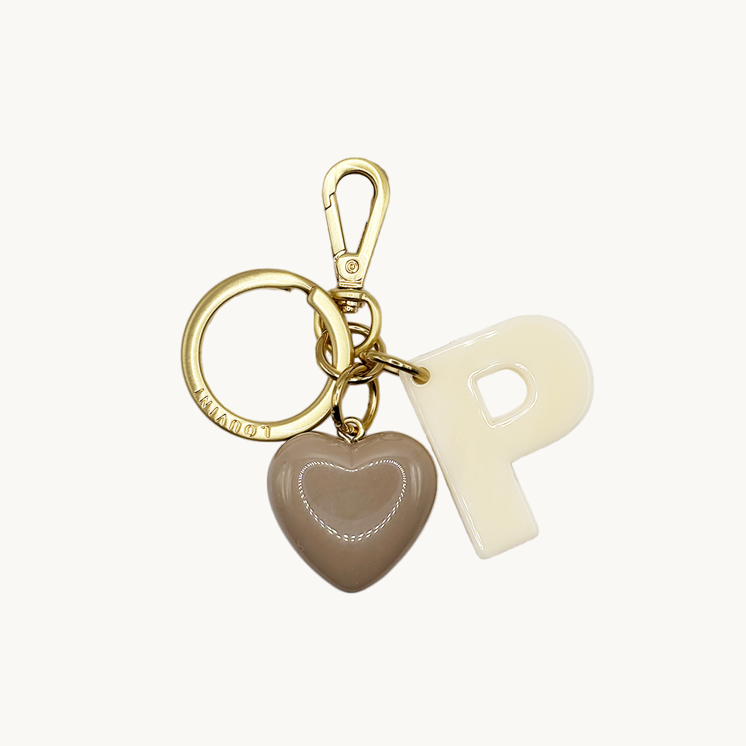 PORTE-CLÉ - Lettre d'Amour P