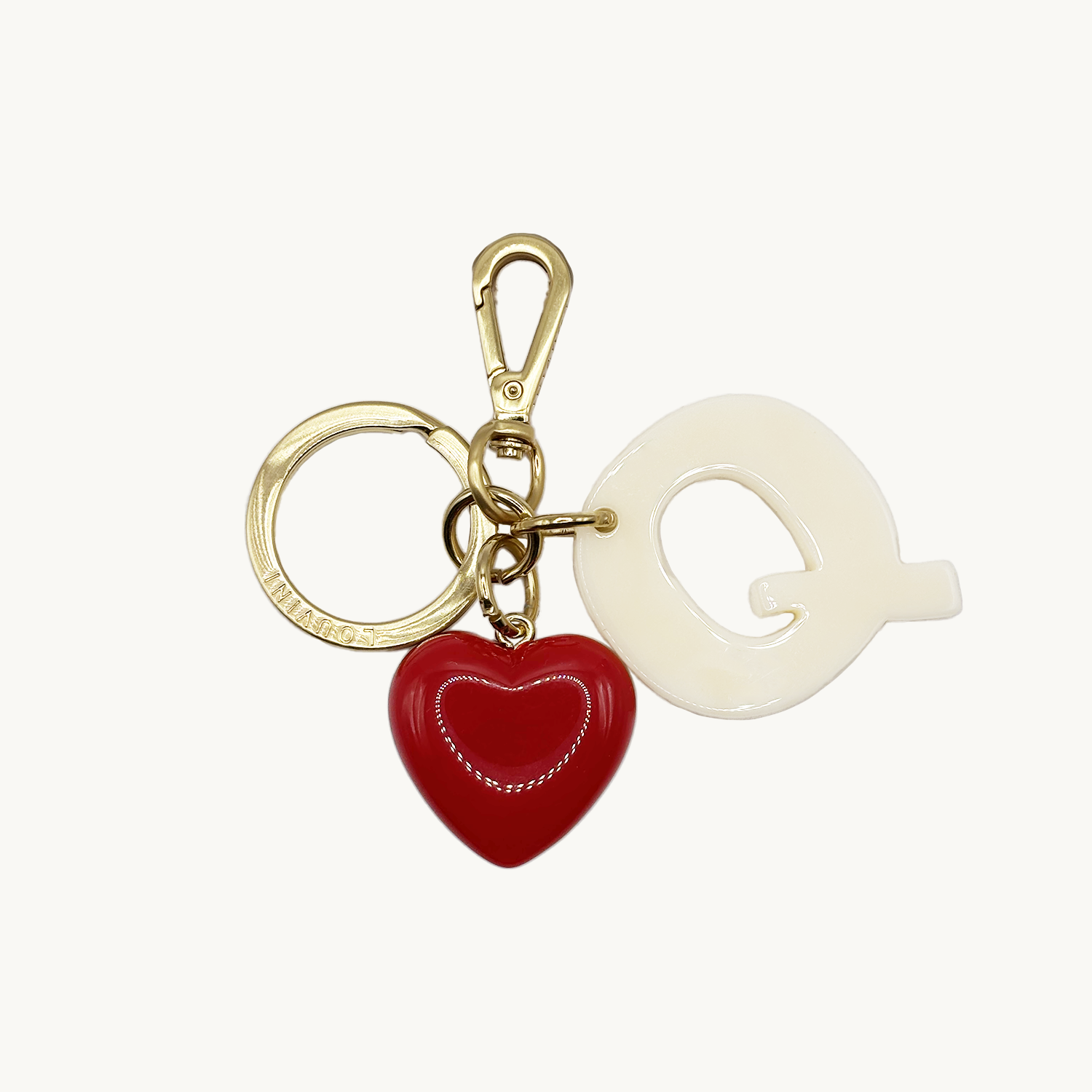 PORTE-CLÉ - Lettre d'Amour Q