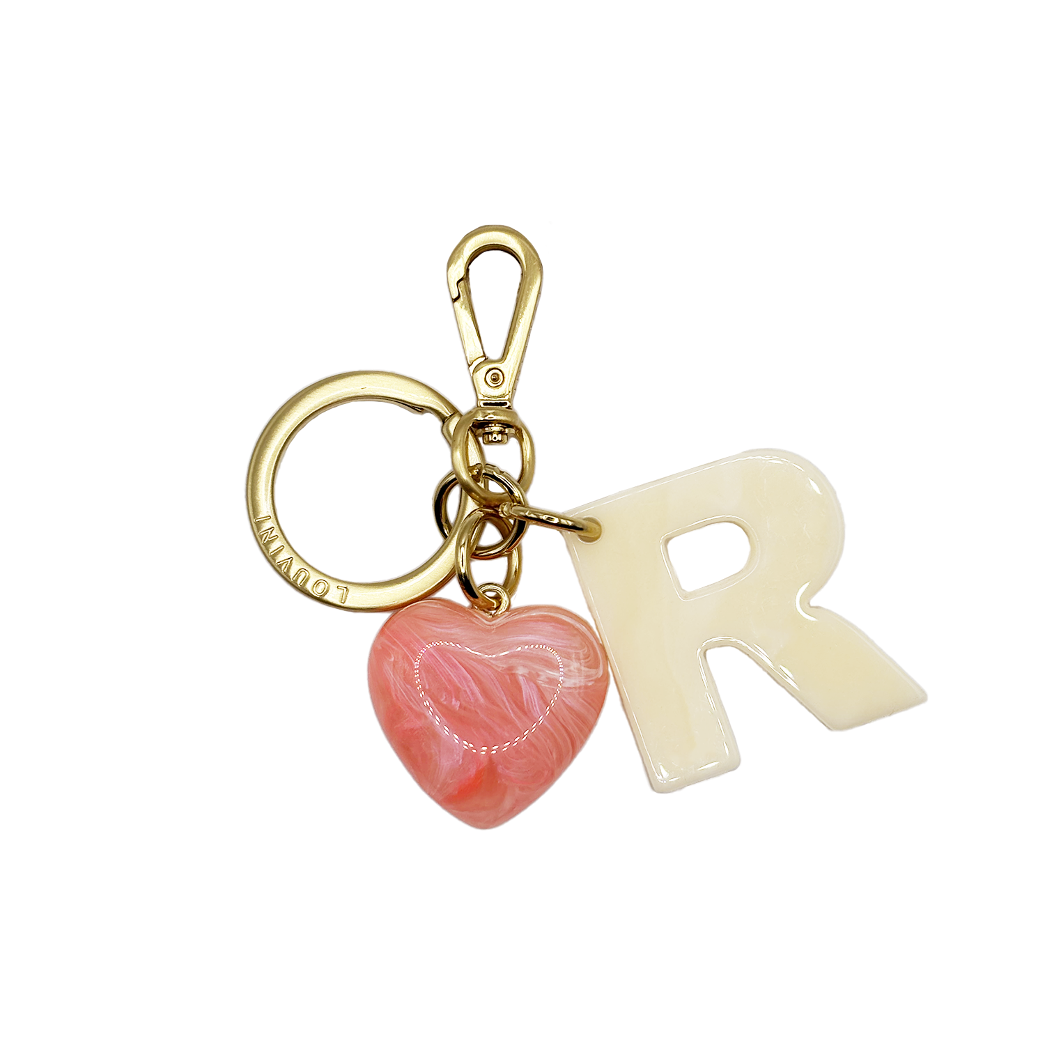 PORTE-CLÉ - Lettre d'Amour R