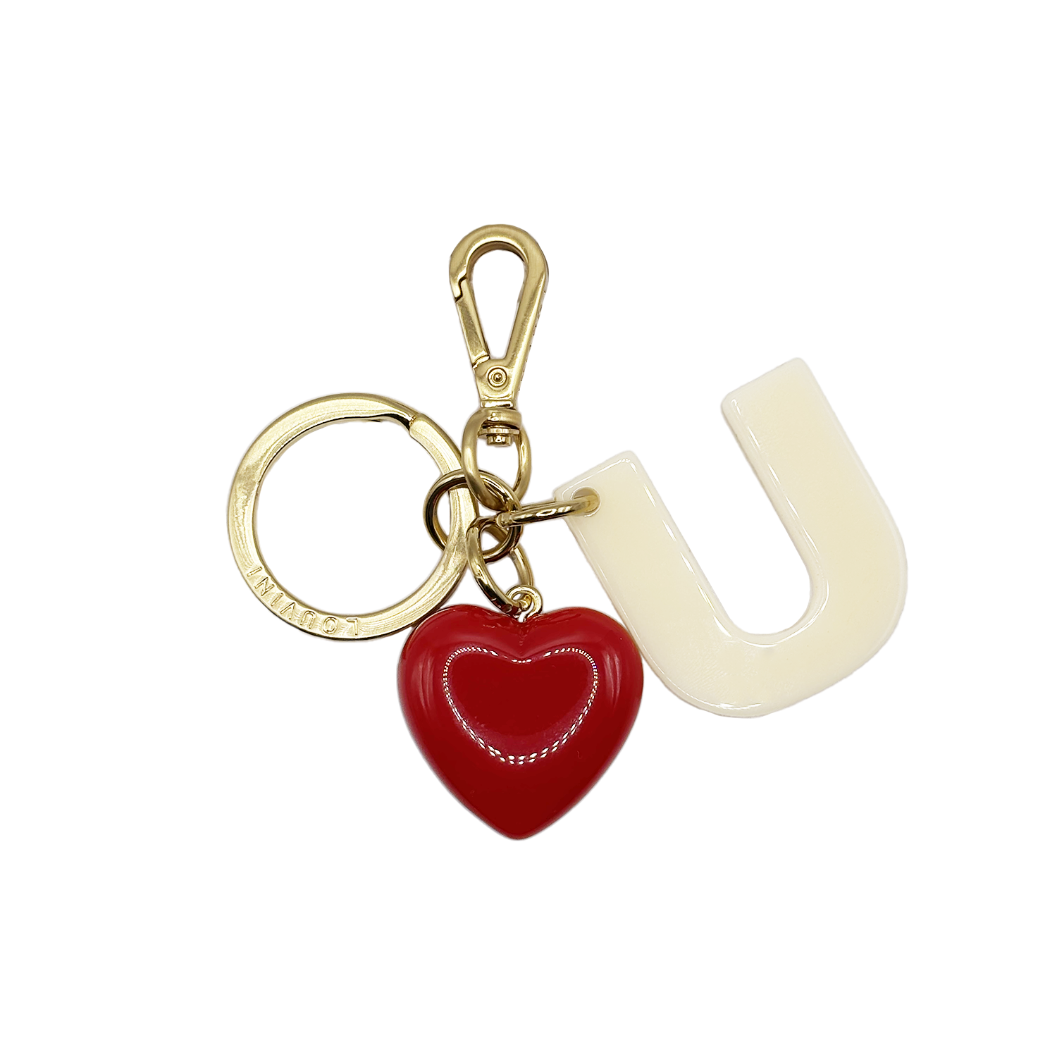 PORTE-CLÉ - Lettre d'Amour U