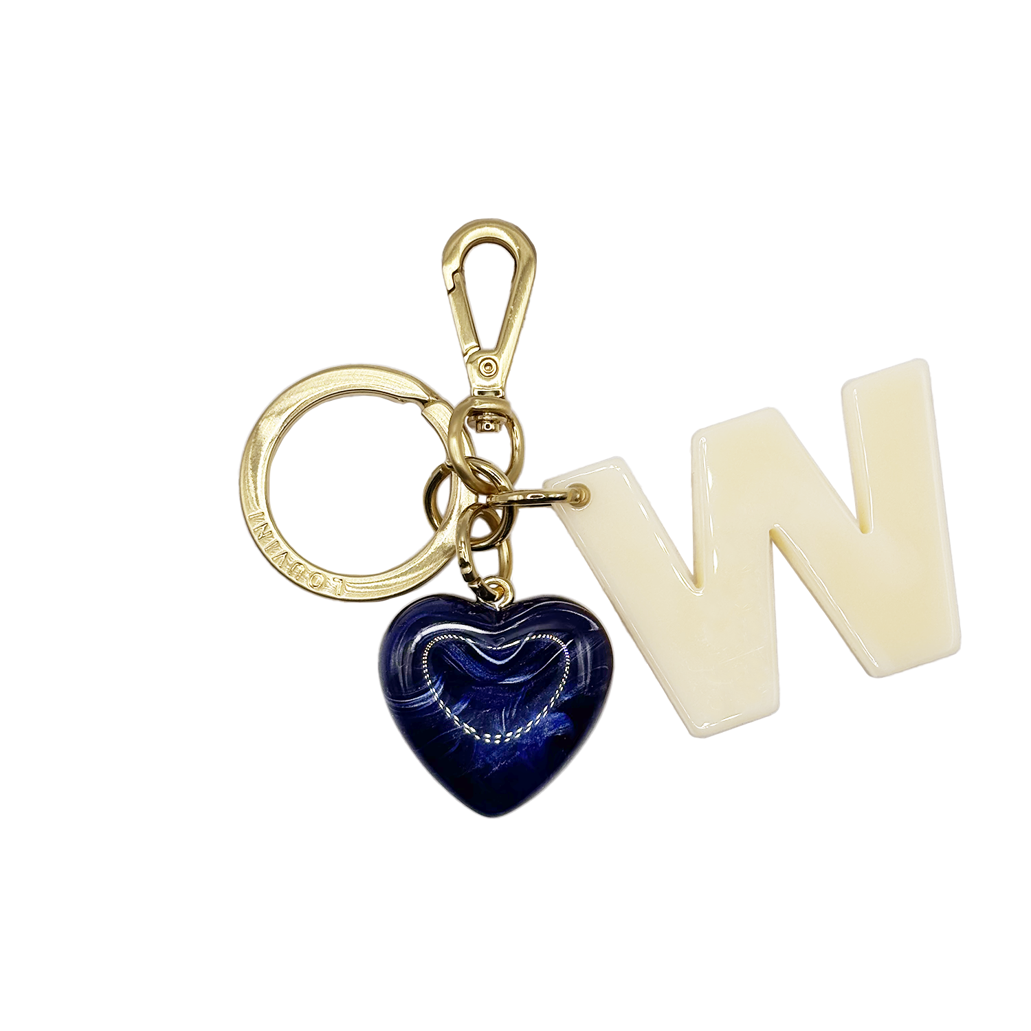 PORTE-CLÉ - Lettre d'Amour W