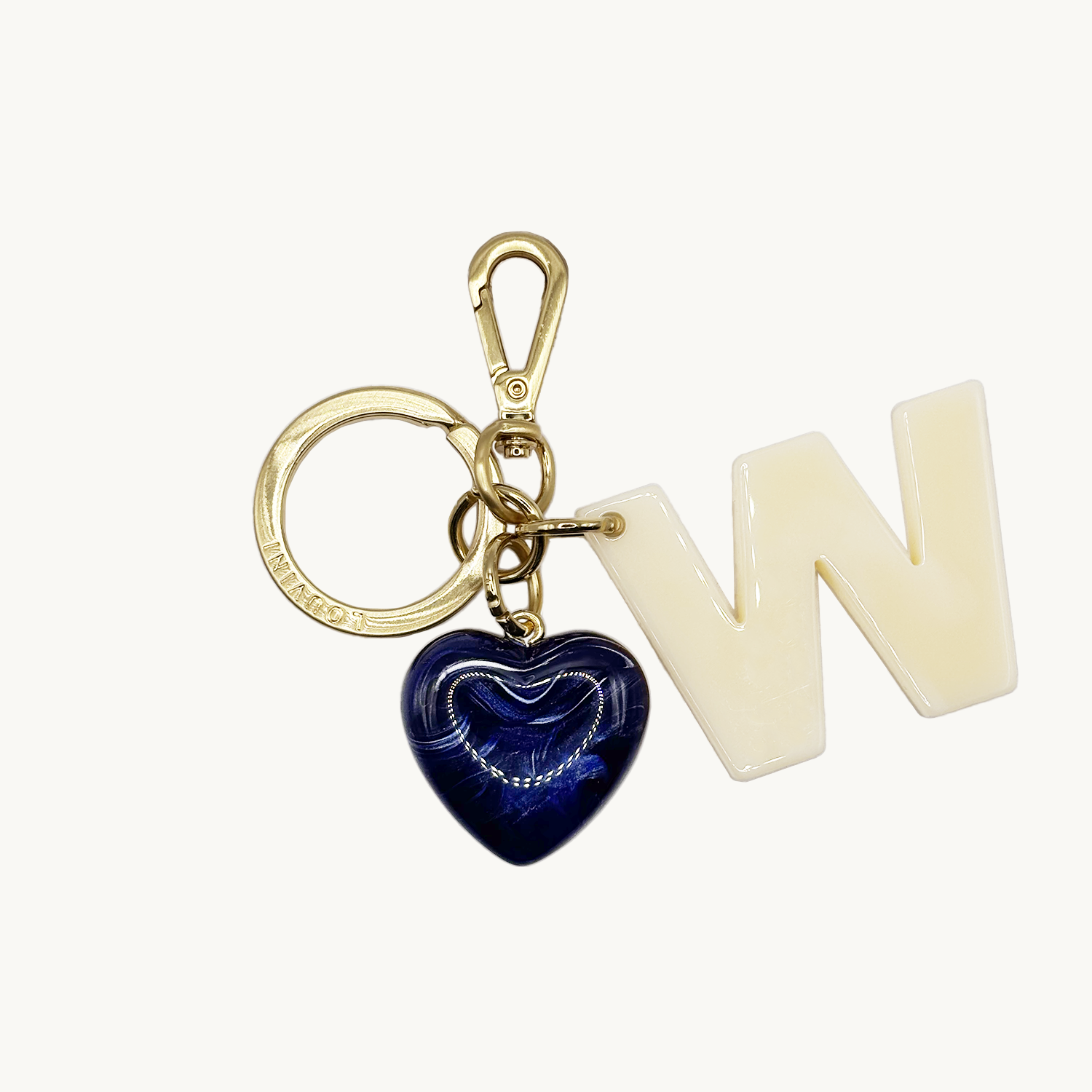 PORTE-CLÉ - Lettre d'Amour W
