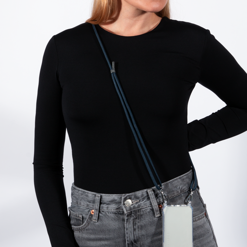 Cordon pour téléphone ajustable marine