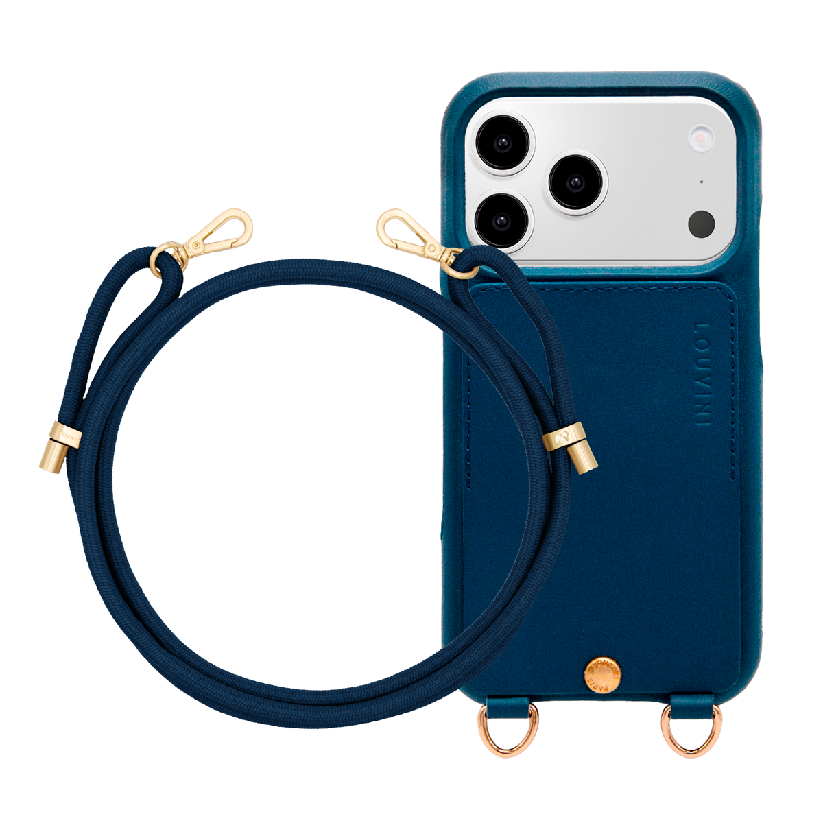 Coque iPhone LOU Marine & Cordon TESSA Marine