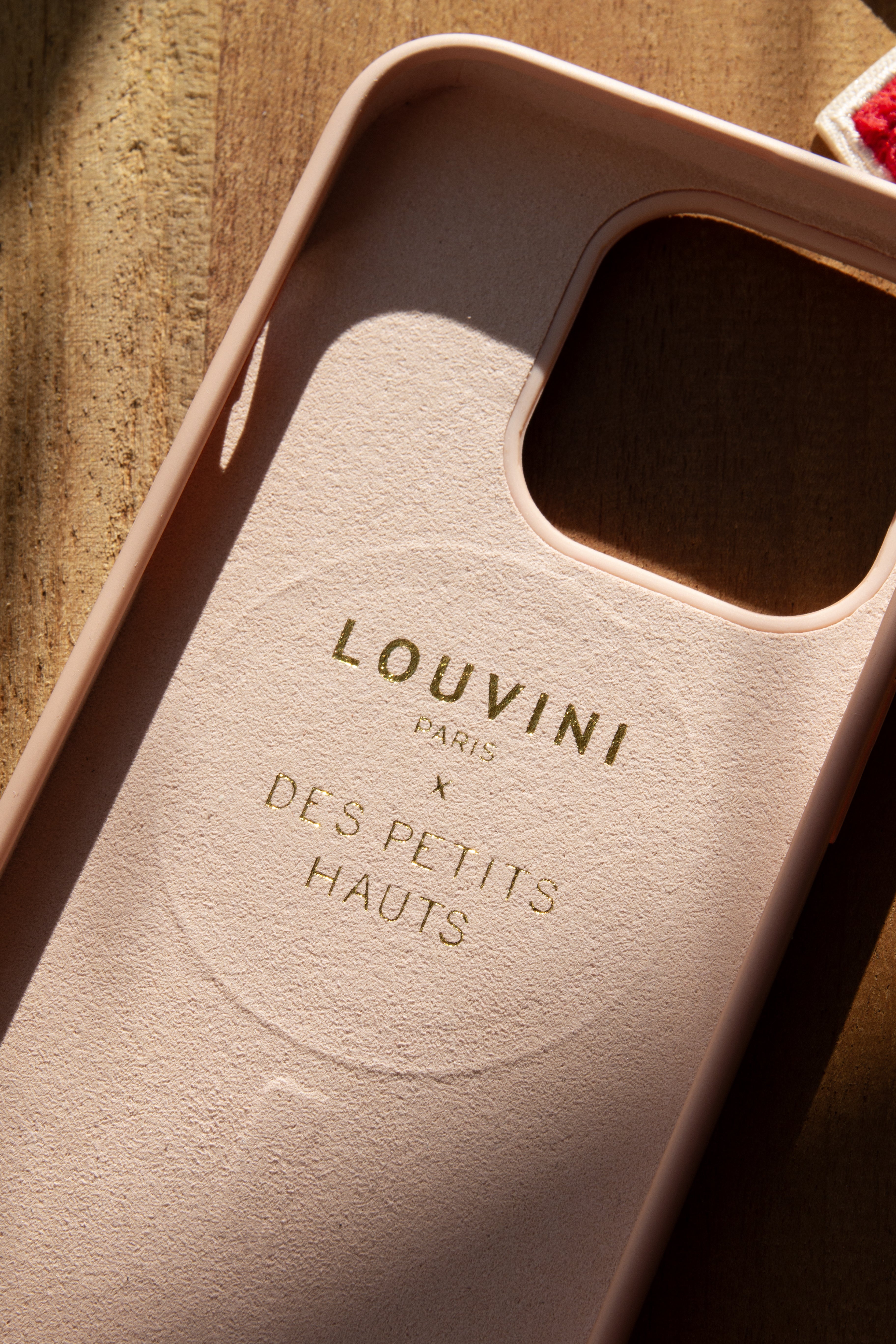 Coque iPhone MagSafe avec anneaux MILO x Des Petits Hauts - Rose