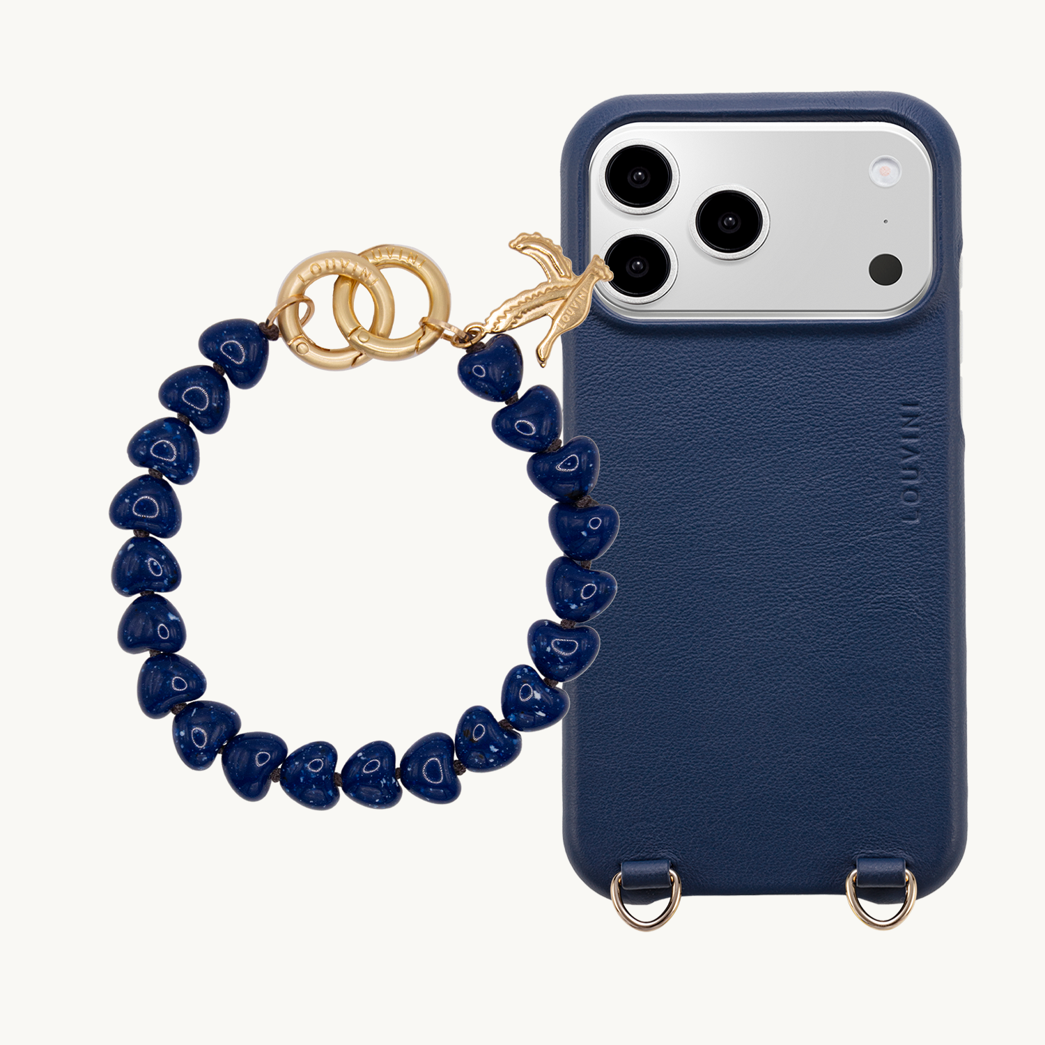 Coque iPhone MagSafe MAX Marine & Bracelet TINY CUORE - Marine