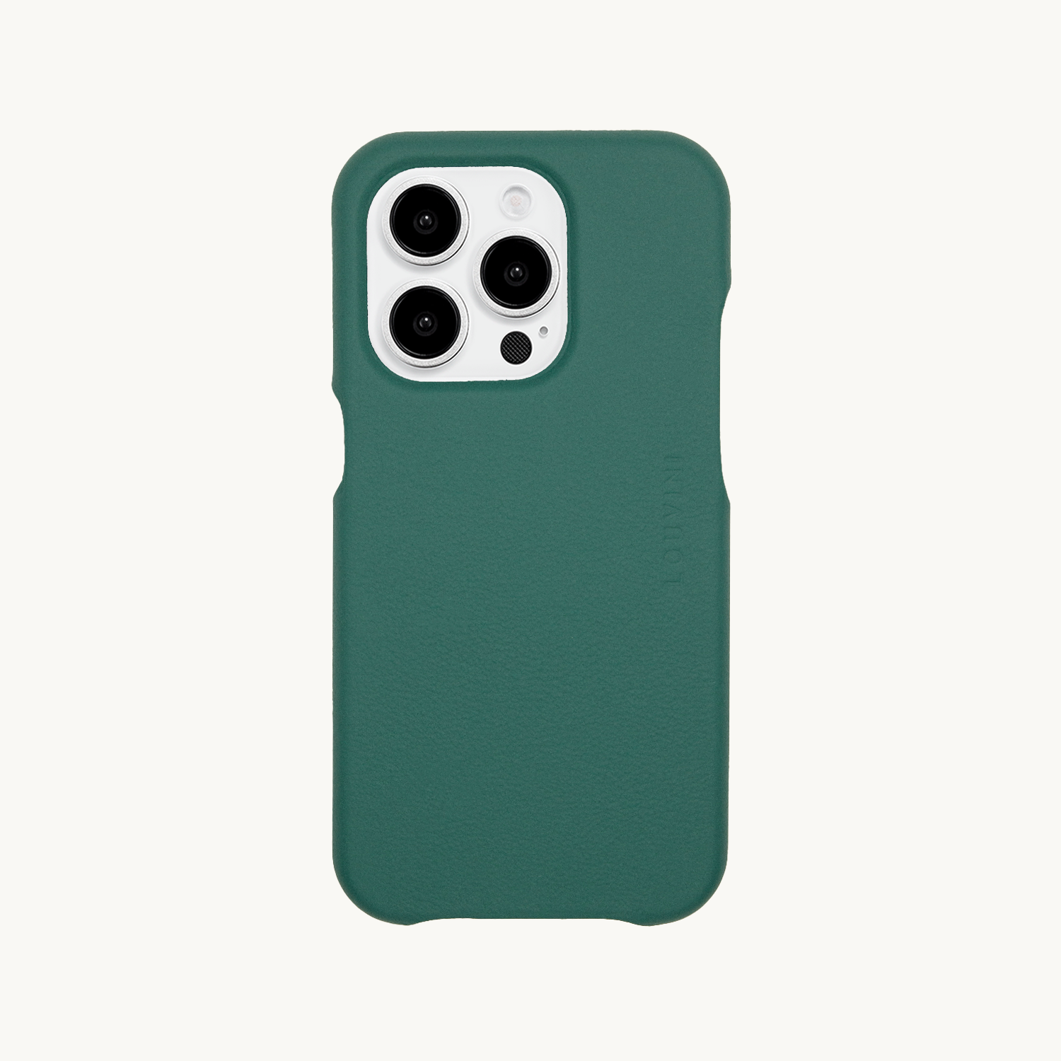 Coque iPhone MagSafe cuir MAX émeraude