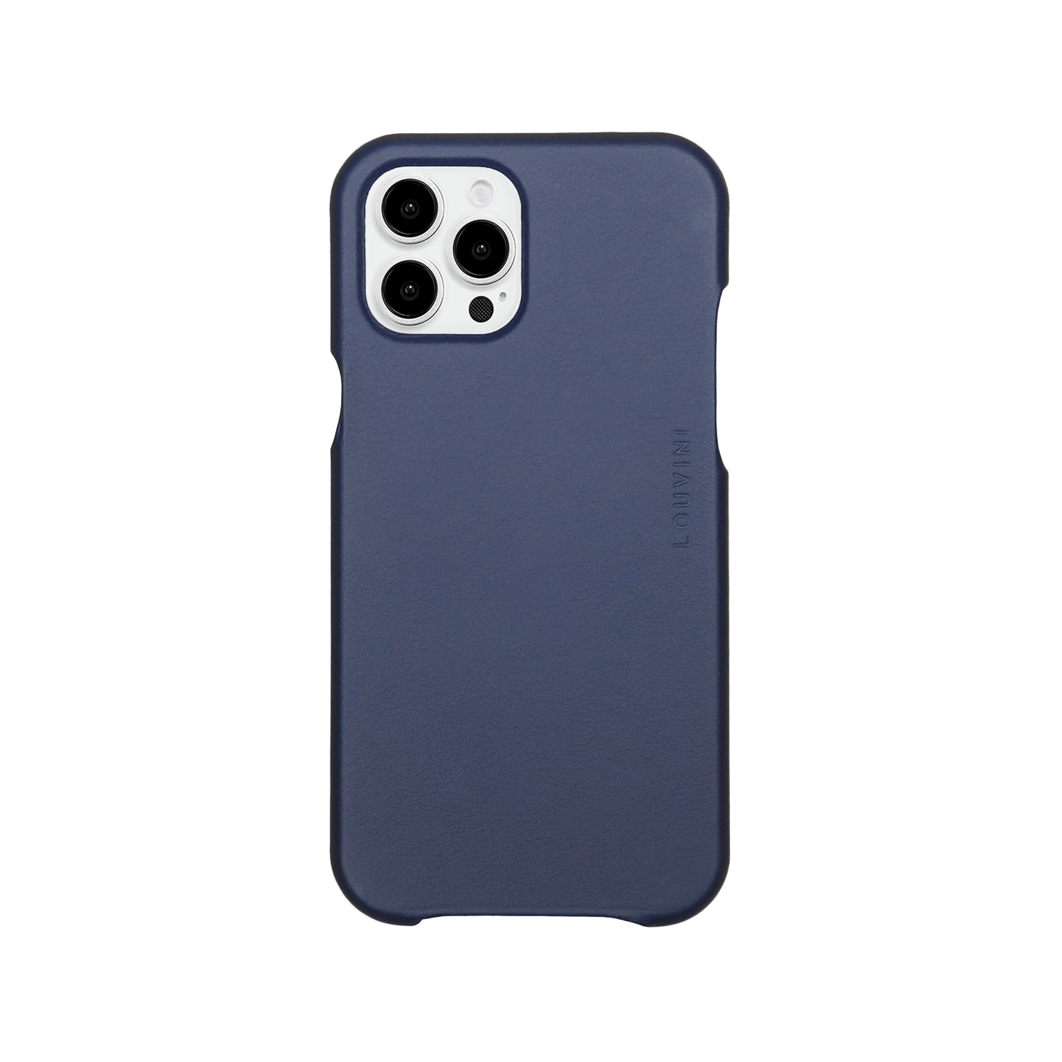 Coque iPhone MagSafe cuir MAX - Marine