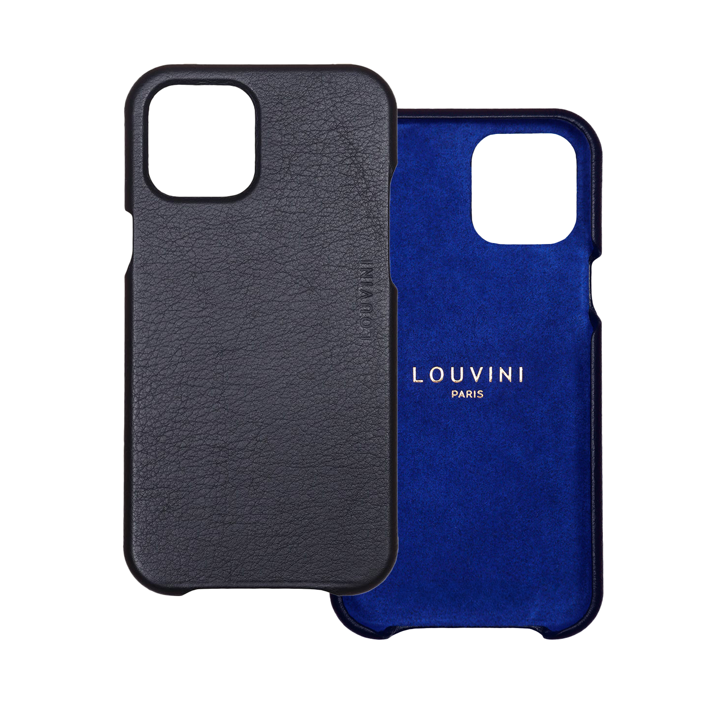 coque de téléphone avec MagSafe en cuir Noir