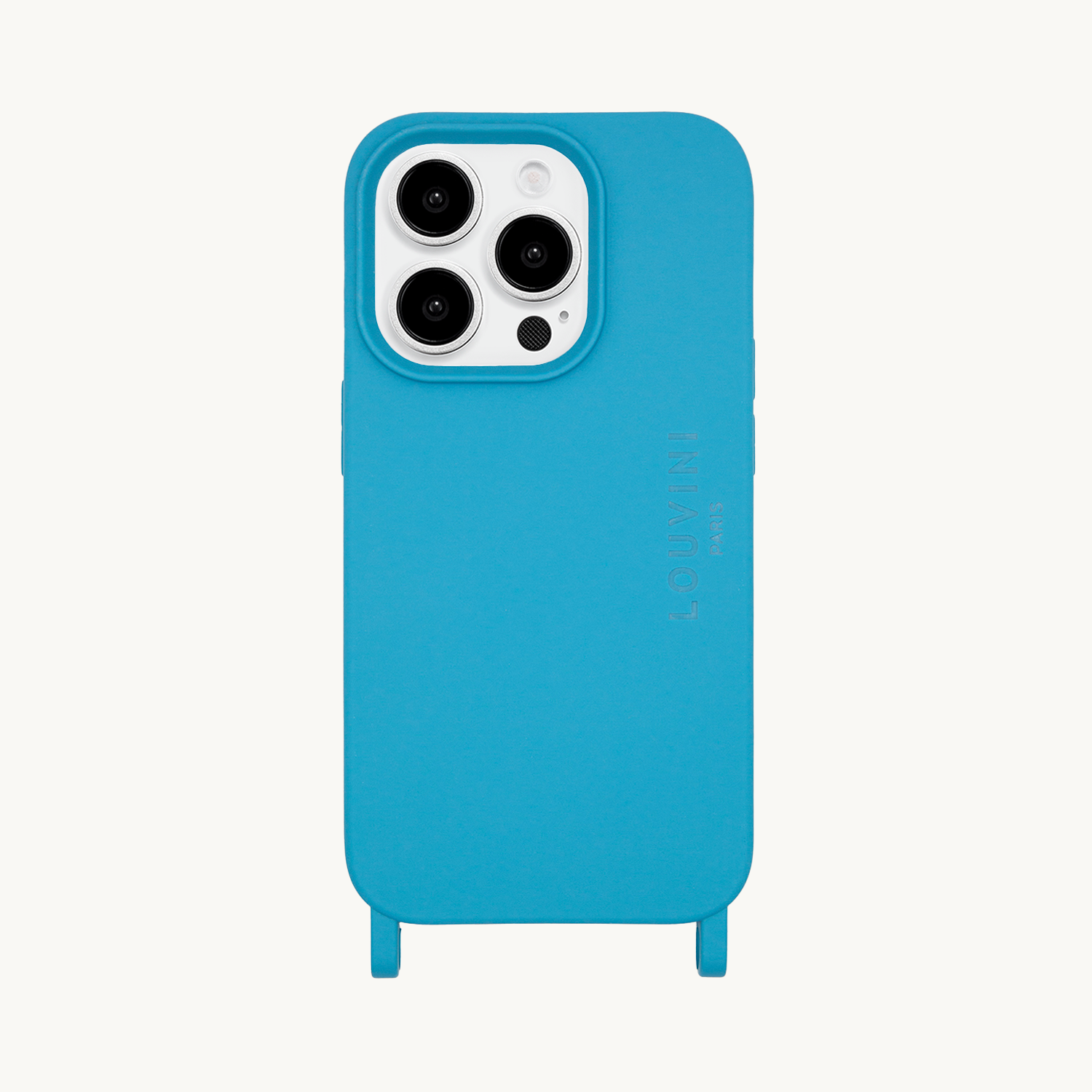 coque pour iPhone MagSafe avec anneaux Bleu