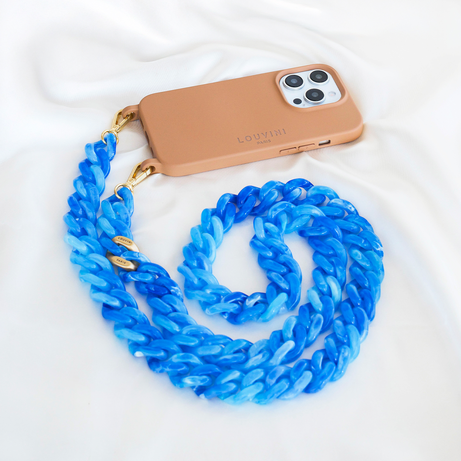 Coque iPhone MagSafe avec anneaux MILO - Cannelle