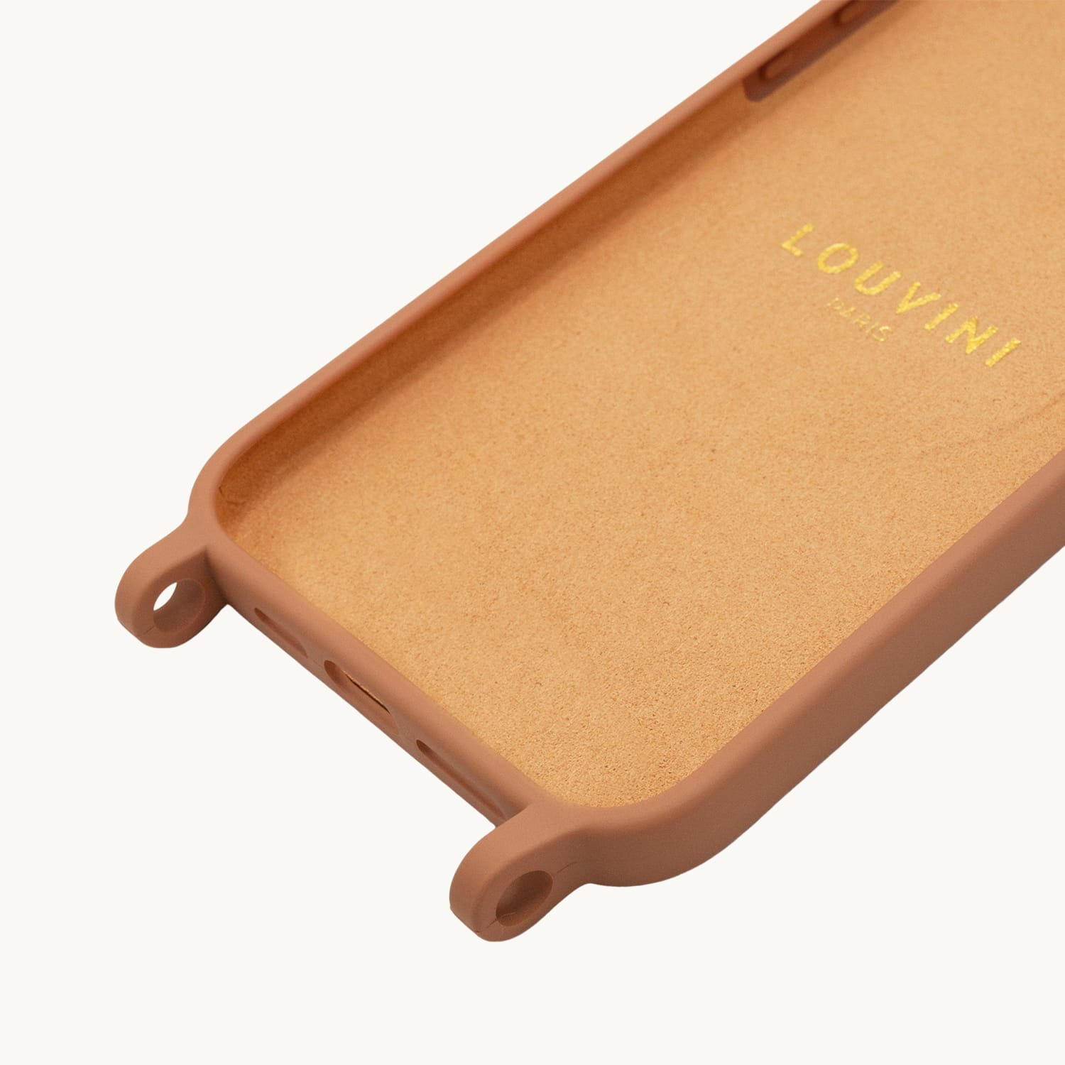 COQUE IPHONE 14 MAGSAFE AVEC ANNEAUX MILO CANNELLE